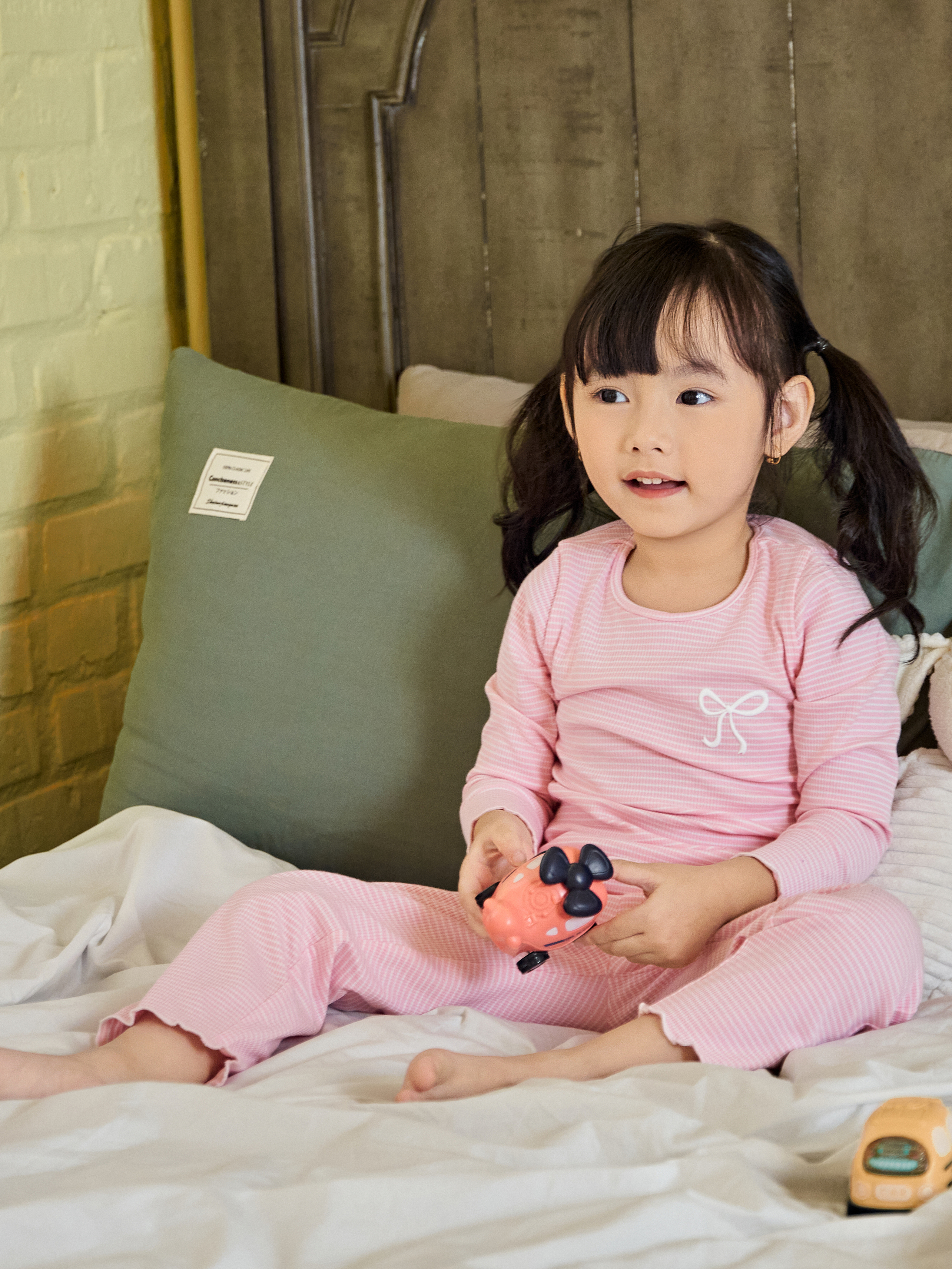 Bộ thun tăm họa tiết kẻ sọc cuốn bèo gấu_thumbnail_2