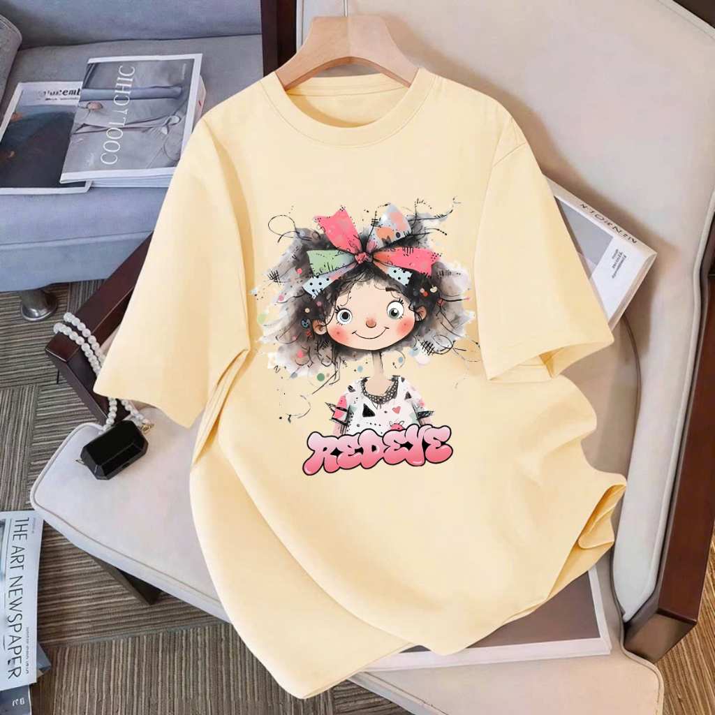 Áo thun hot trend hình cô gái tóc xù local brand We Tee dáng oversize rộng nhiều mẫu - WE TEE T025_thumbnail_14