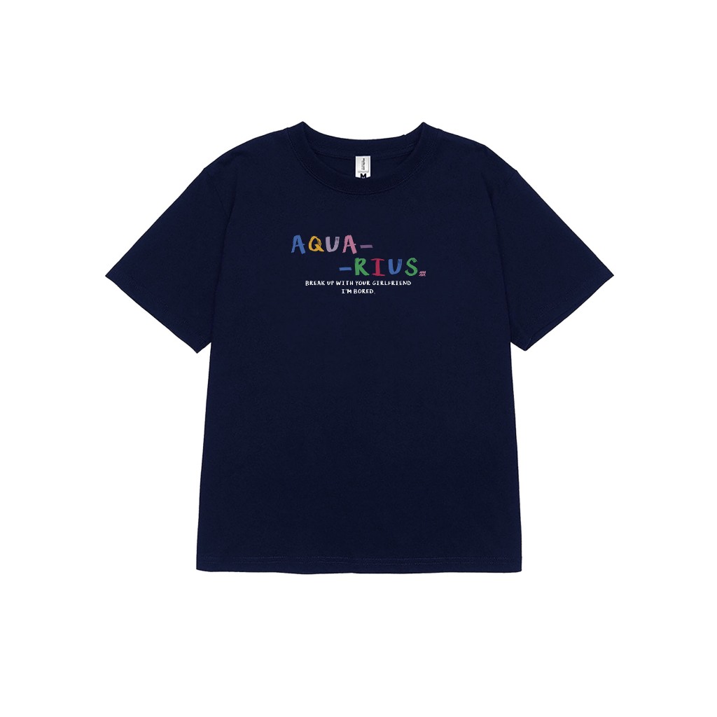 Áo baby tee ABD354 cung hoàng đạo Bảo Bình AQUARIUS Miucho cotton cổ tròn in typography_thumbnail_7