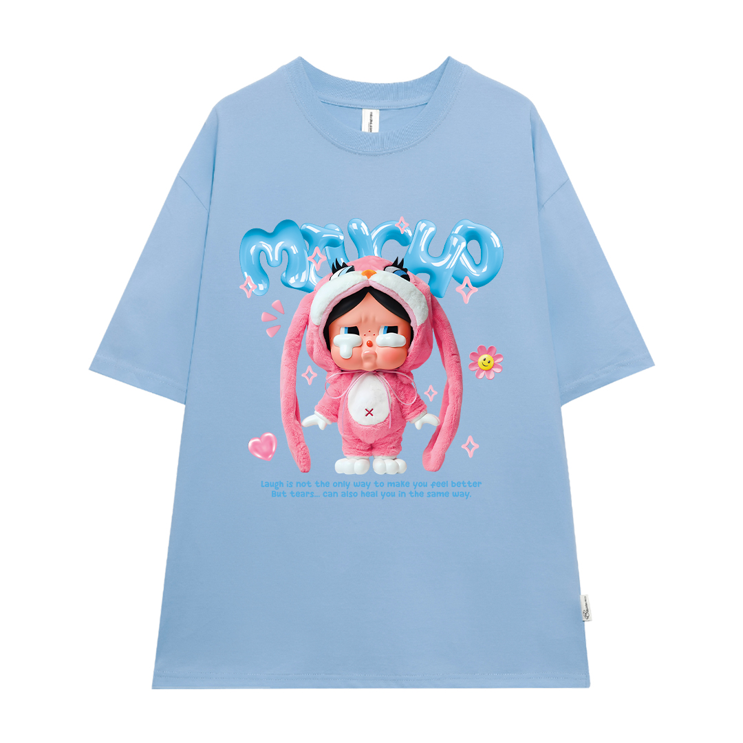 Áo thun CRY BABY nhiều màu ATD1335 Miucho form rộng vải cotton in mix_thumbnail_14