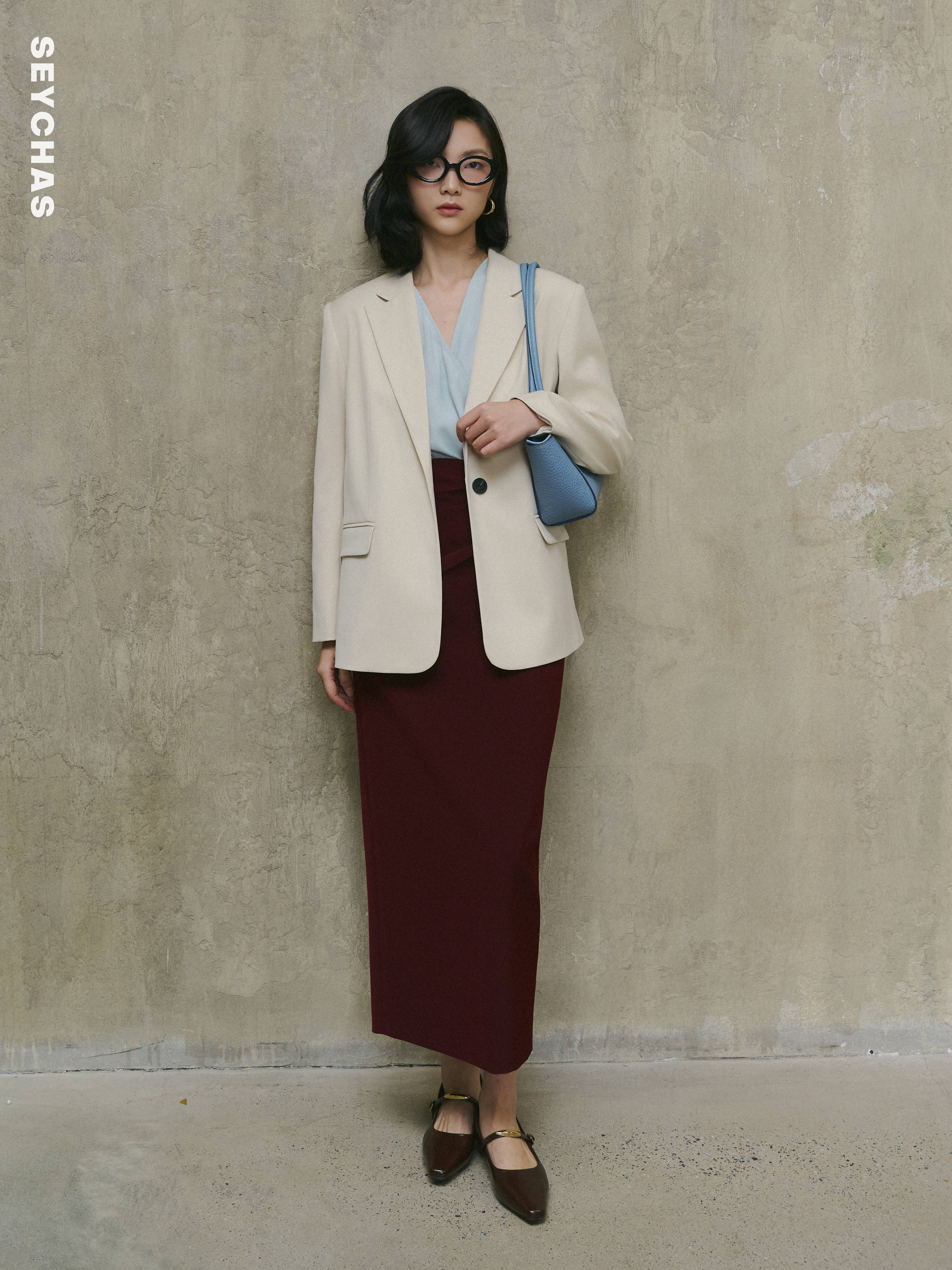 PURELINE BLAZER - Cream_thumbnail_1
