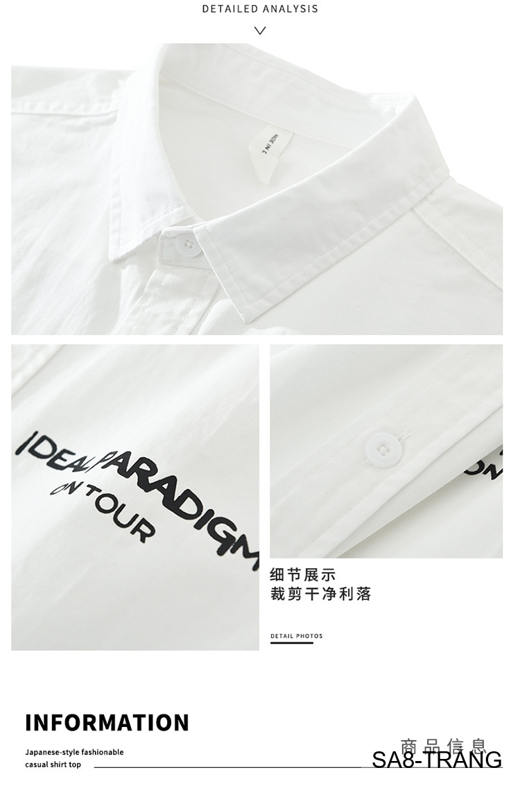 SA8 - Áo sơ mi nam dài tay phong cách, in chữ cá tính, chất cotton mềm mại, dáng rộng thoải mái_thumbnail_10