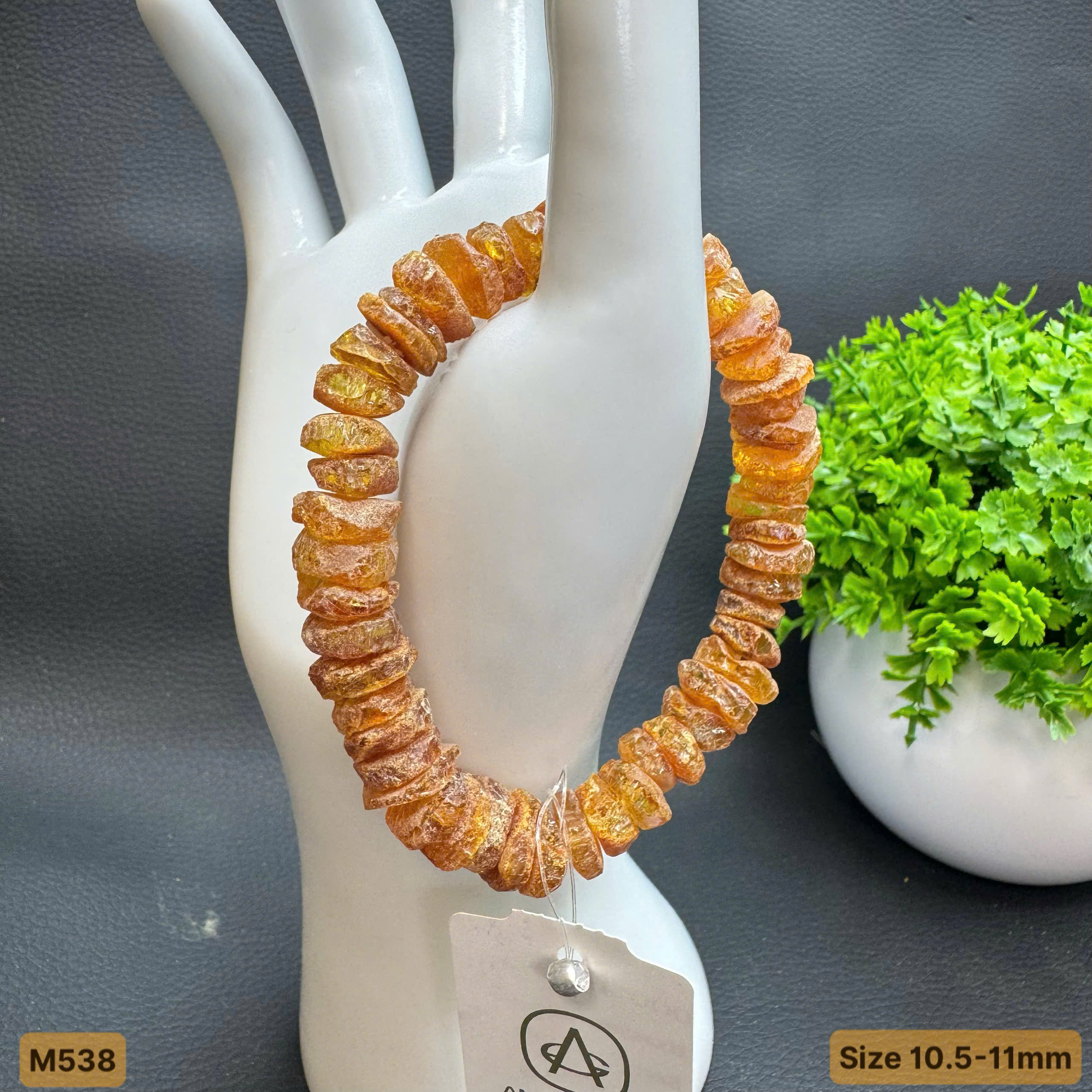 Lắc Tay Thô Bánh Xe Gam Ánh Cam - M538