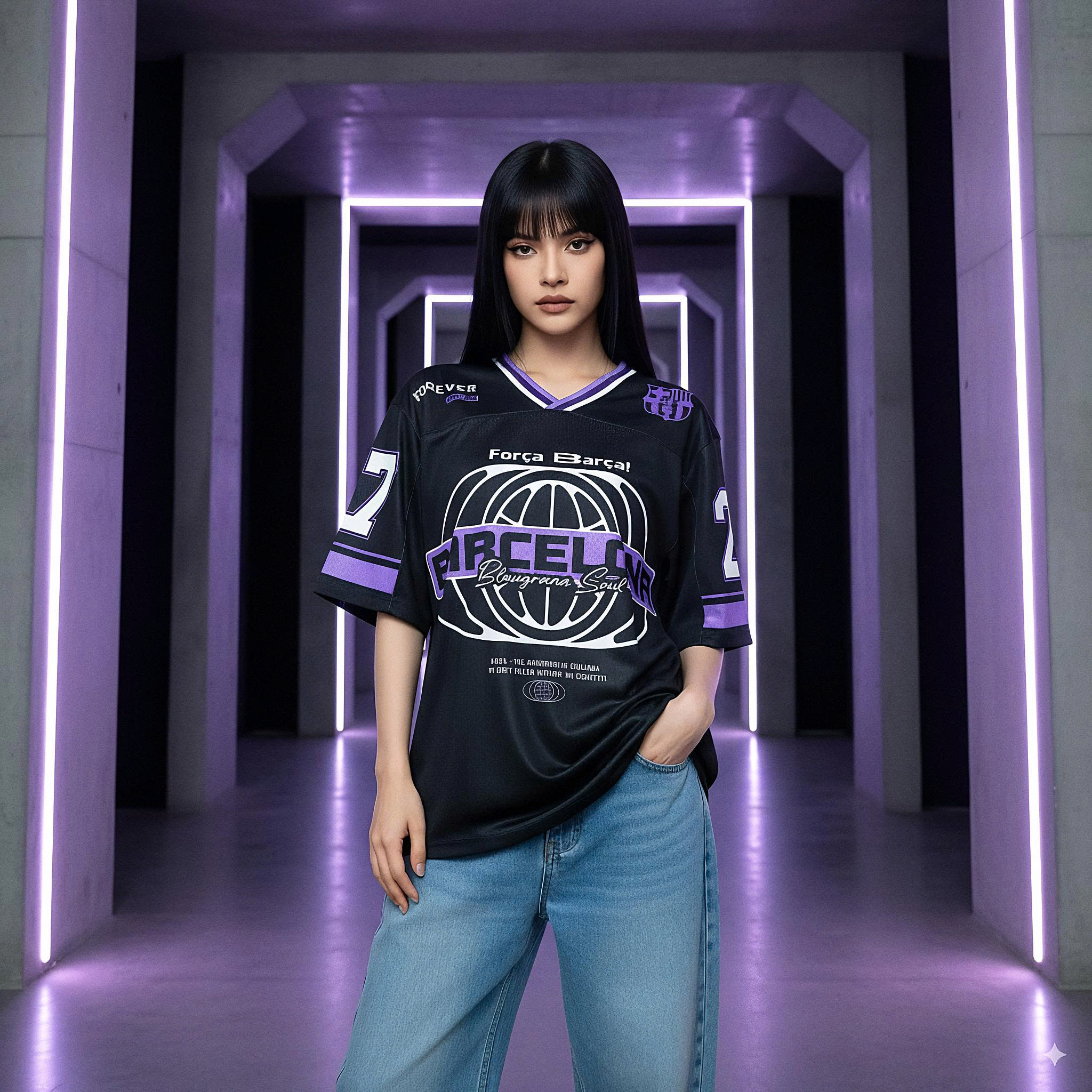 Áo Jersey Strivend CLB Barca đen_thumbnail_3