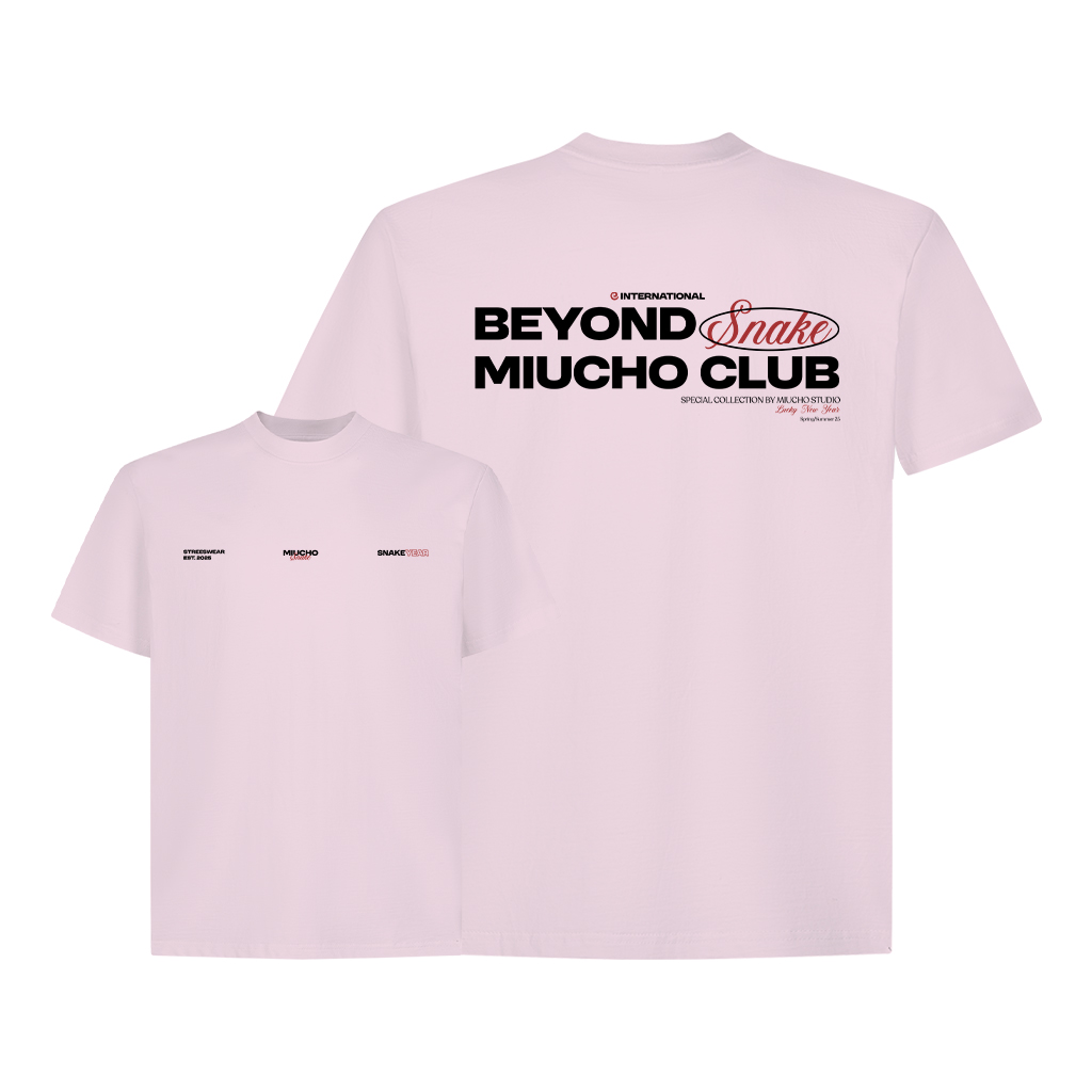 Áo phông tết form rộng local brand cổ tròn chất vải cotton 2c 250gsm 1820 Miucho Club in typography_thumbnail_5