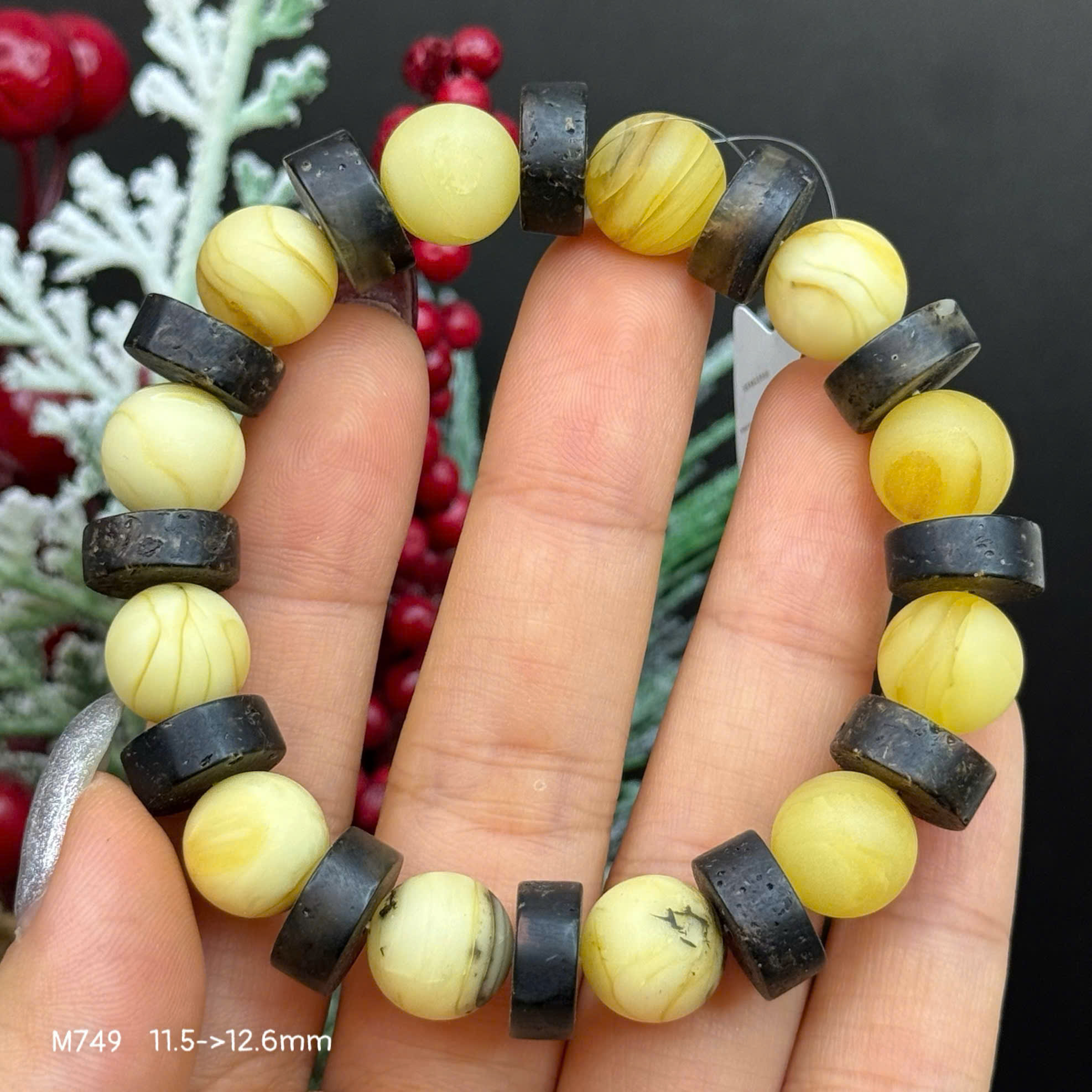 Lắc Tay Mộc Mix Rêu - M749