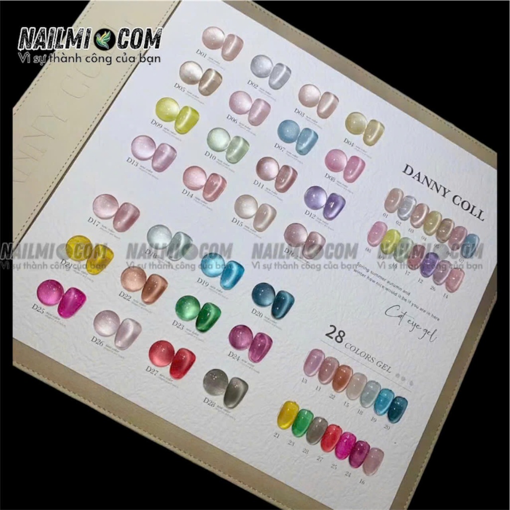 Sét mắt mèo - 28 màu - Ánh trăng - DANNY COLL
