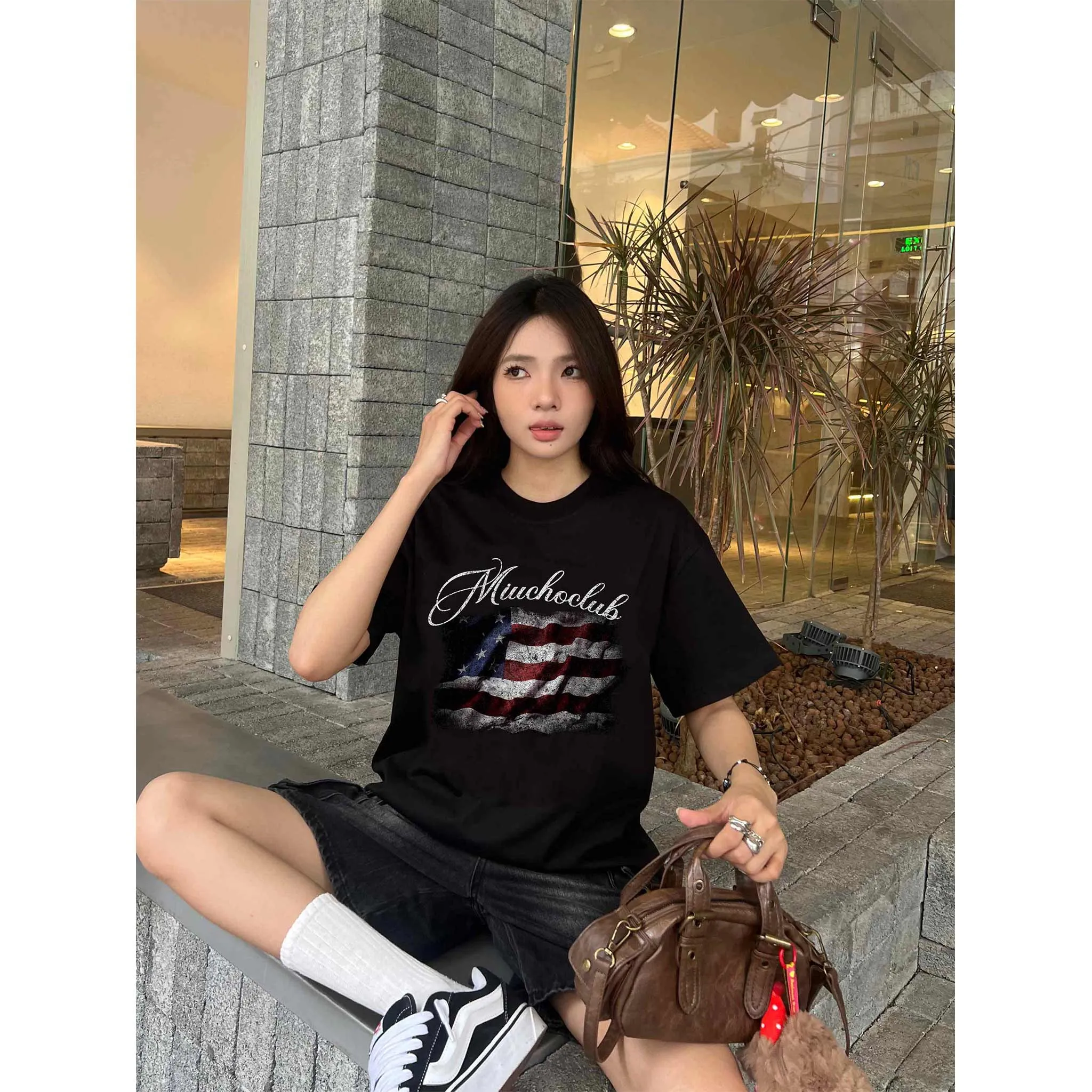 Áo thun nam form boxy local brand Miucho Club 2523 phong cách đường phố, trẻ trung vải cotton thoáng mát_thumbnail_5