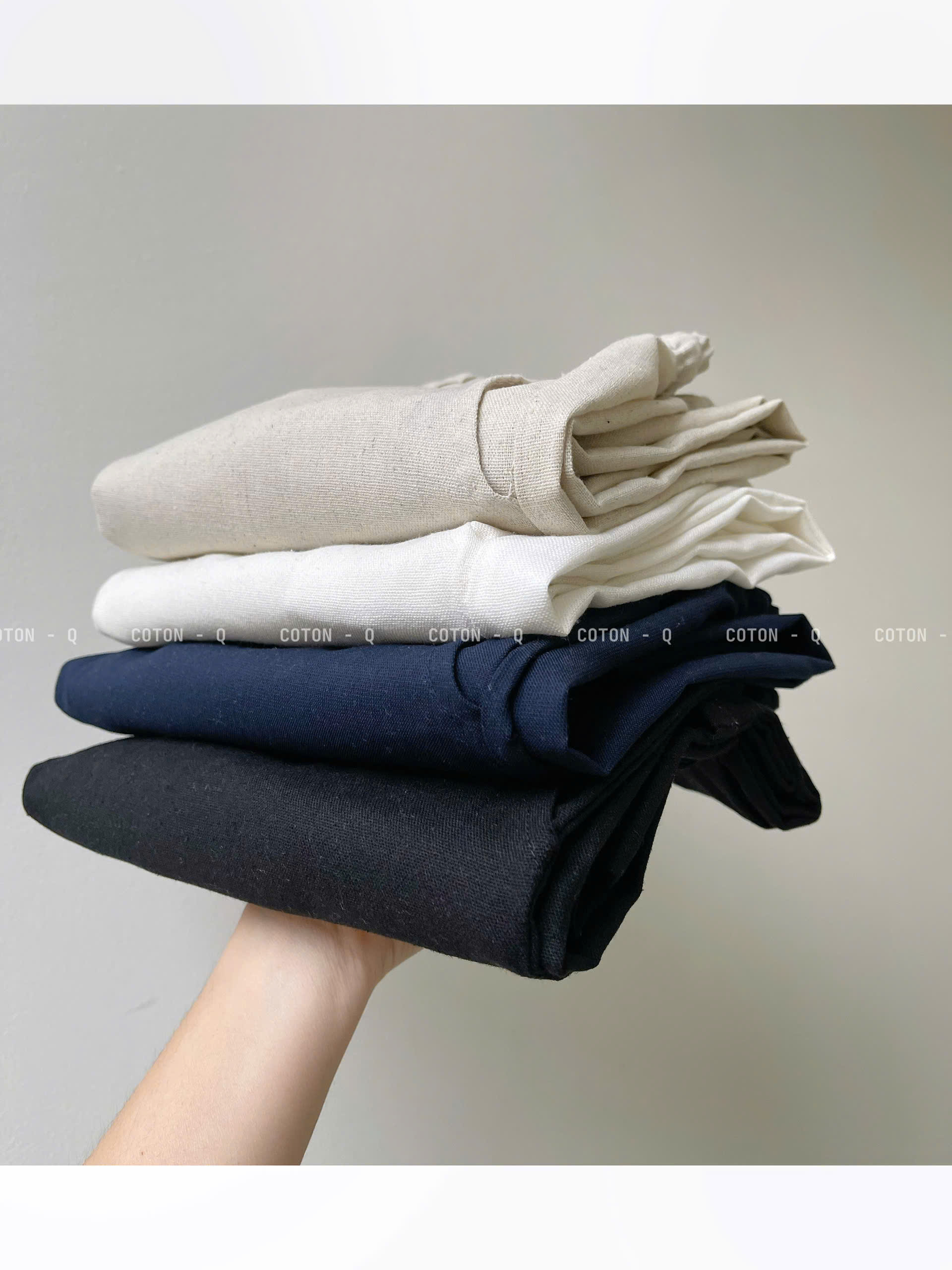 Quần linen lưng thun ( ĐEN )_thumbnail_15