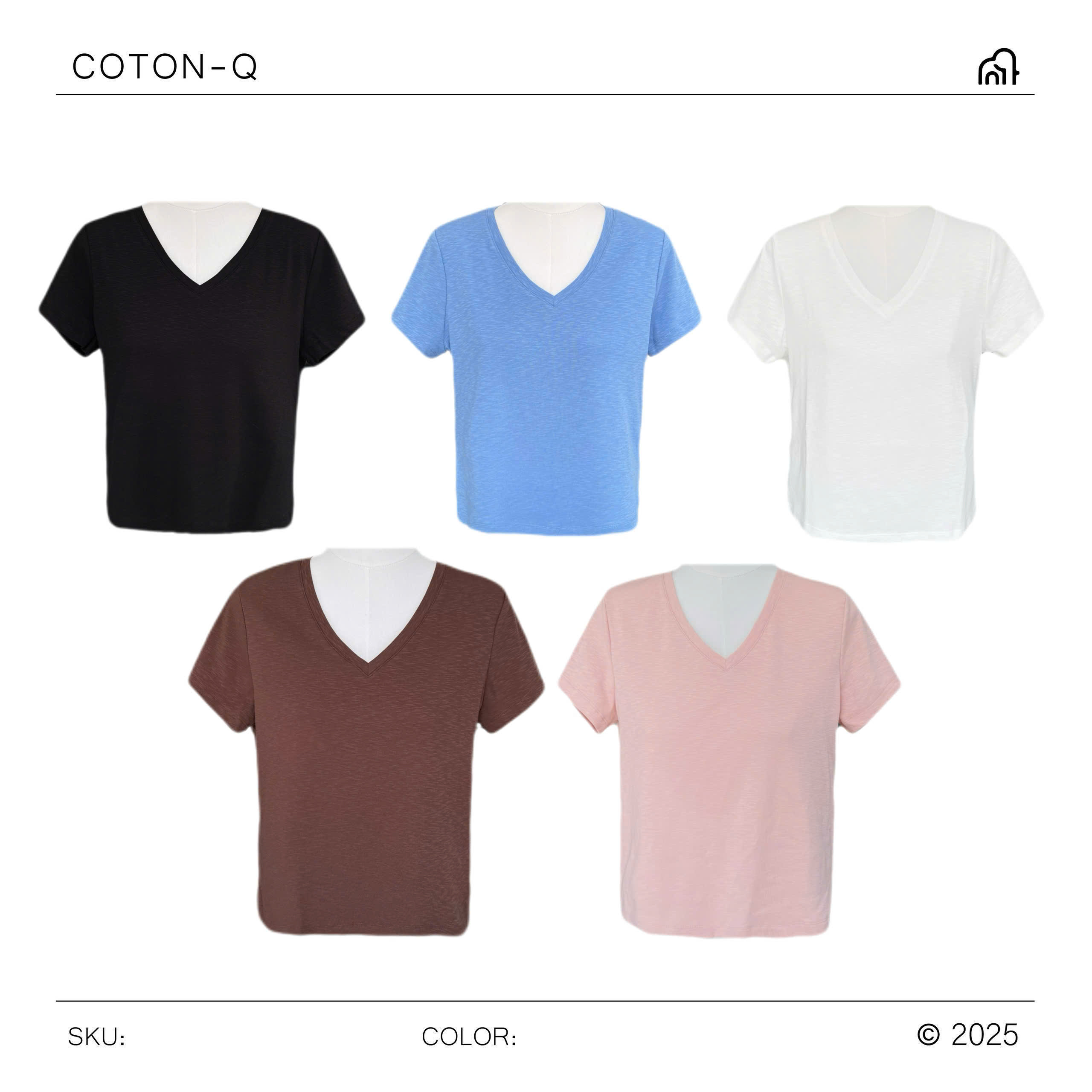 Áo thun xước cổ tim ( ĐEN ) - TRỘN CHIỀU DÀI_thumbnail_7