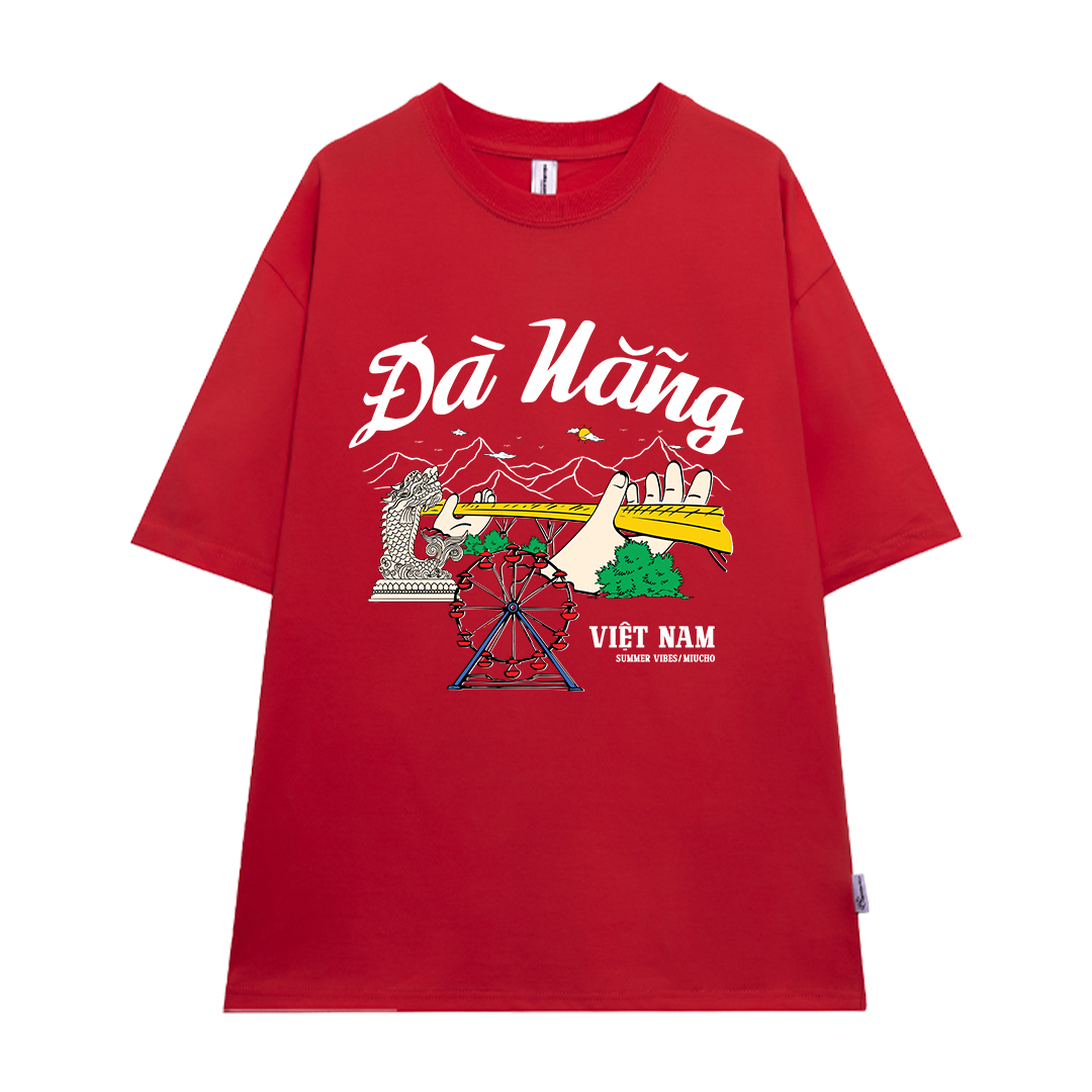 Áo thun du lịch Đà Nẵng ATD1262 Miucho vải cotton thoáng mát in mix_thumbnail_11