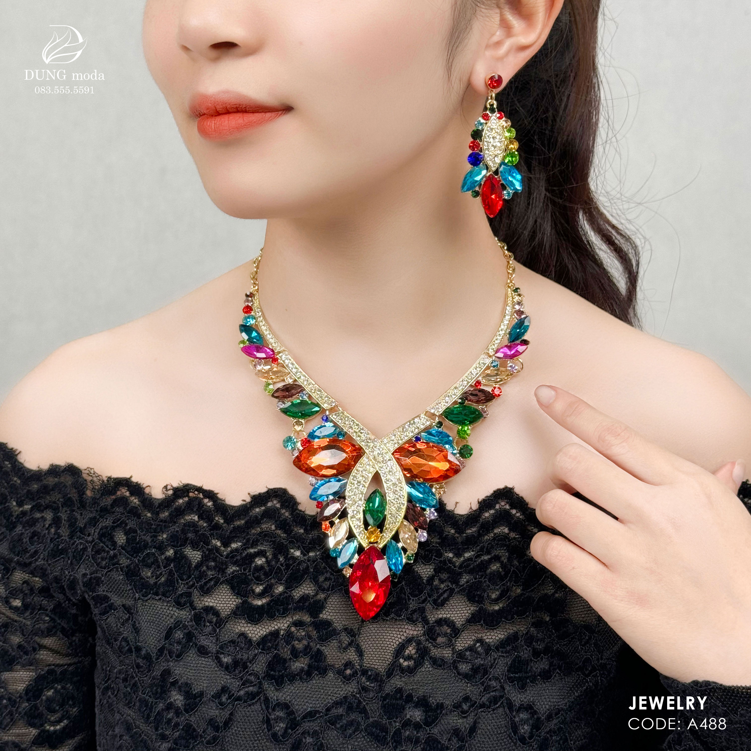 Bộ Trang Sức Pha Lê A488_thumbnail_0