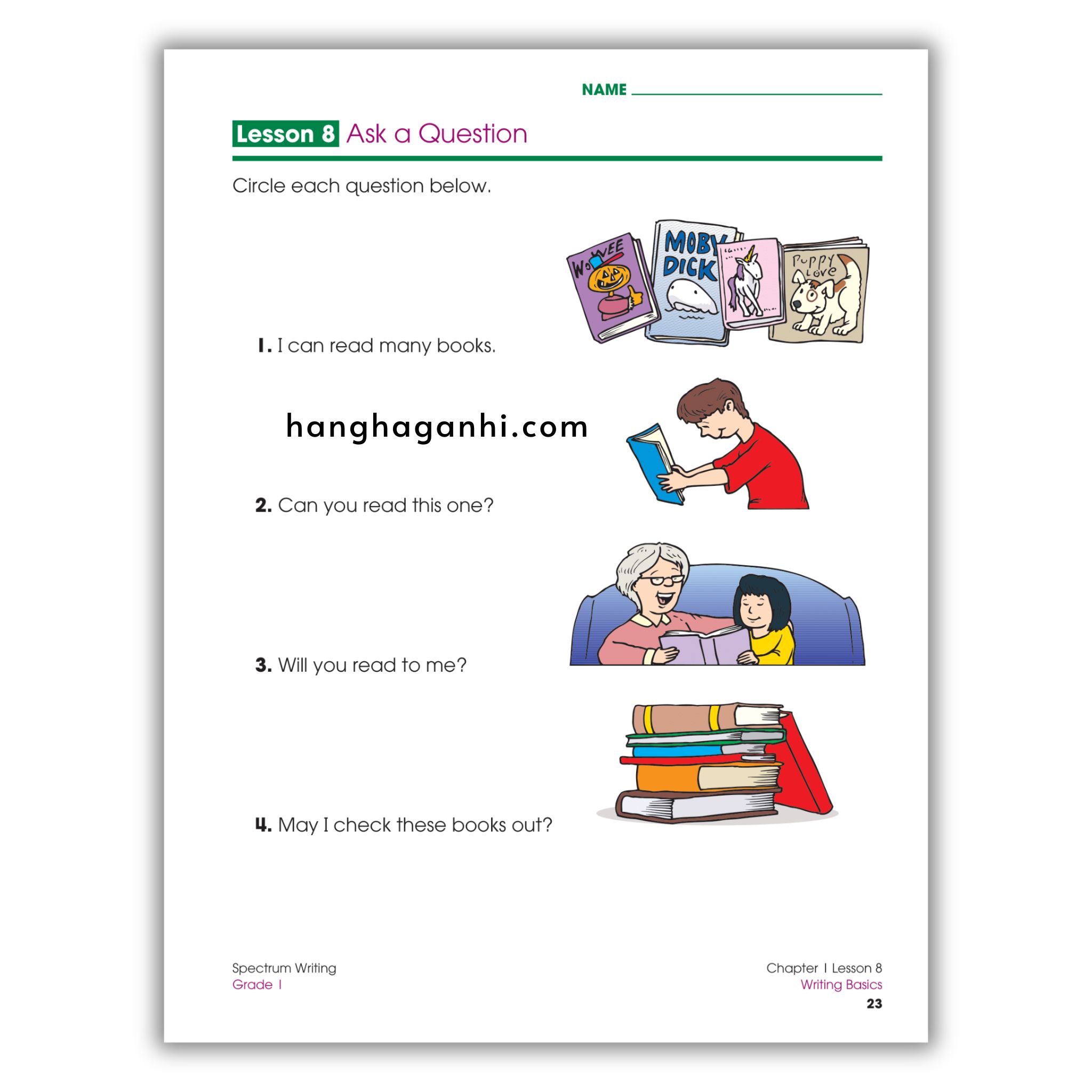 Sách Spectrum Writing Workbook Grade 1_thumbnail_18