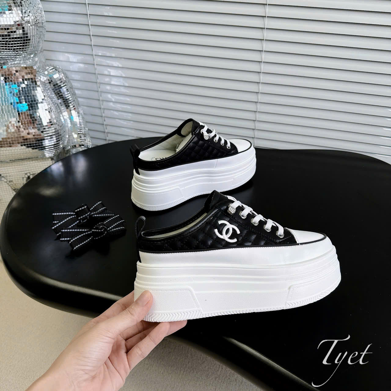 .💘💘💘 Sục Chanel trần chỉ nâng đế kèm nơ_thumbnail_4