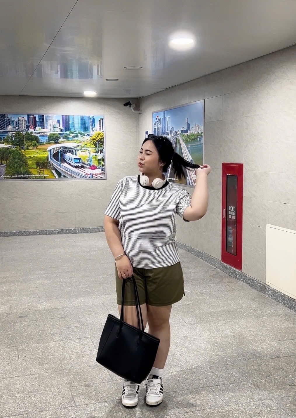 BIGSIZE - Quần short kaki lưng thun bigsize QS09 dành cho nàng béo_thumbnail_12