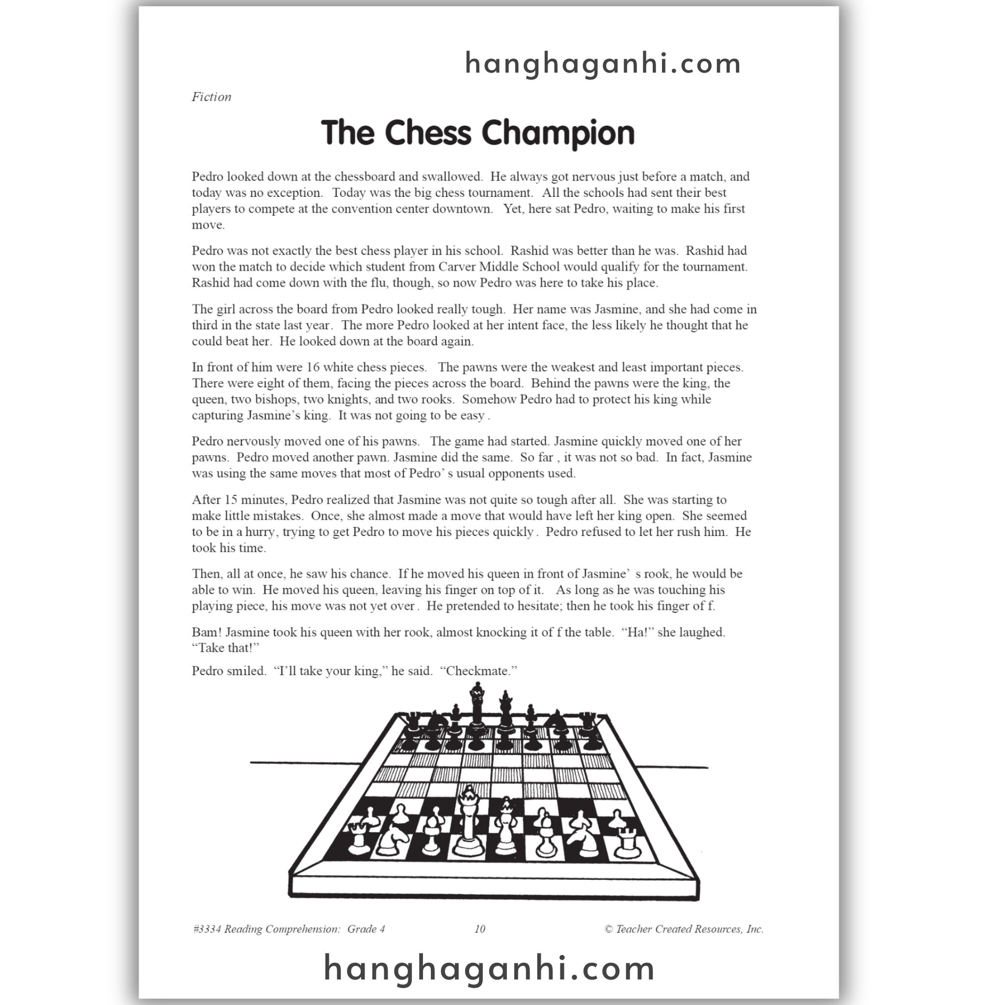 Reading Comprehension Grade 4 Teacher Created Resources, sách đọc hiểu lớp 4_thumbnail_6