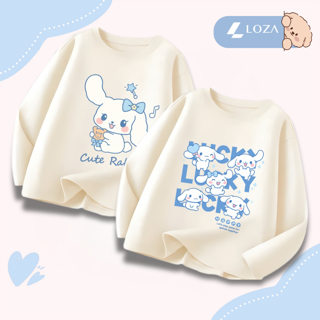 Áo thun dài tay bé gái in hình Melody dễ thương - Loza Kids  KT009_thumbnail_1