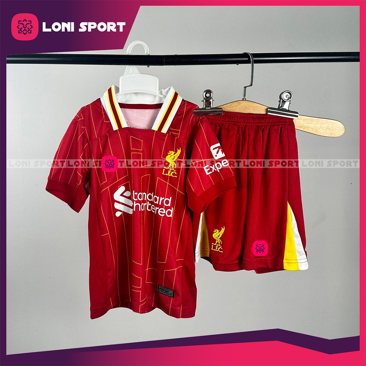 Bộ kid Liverpool sân nhà đỏ 24/25