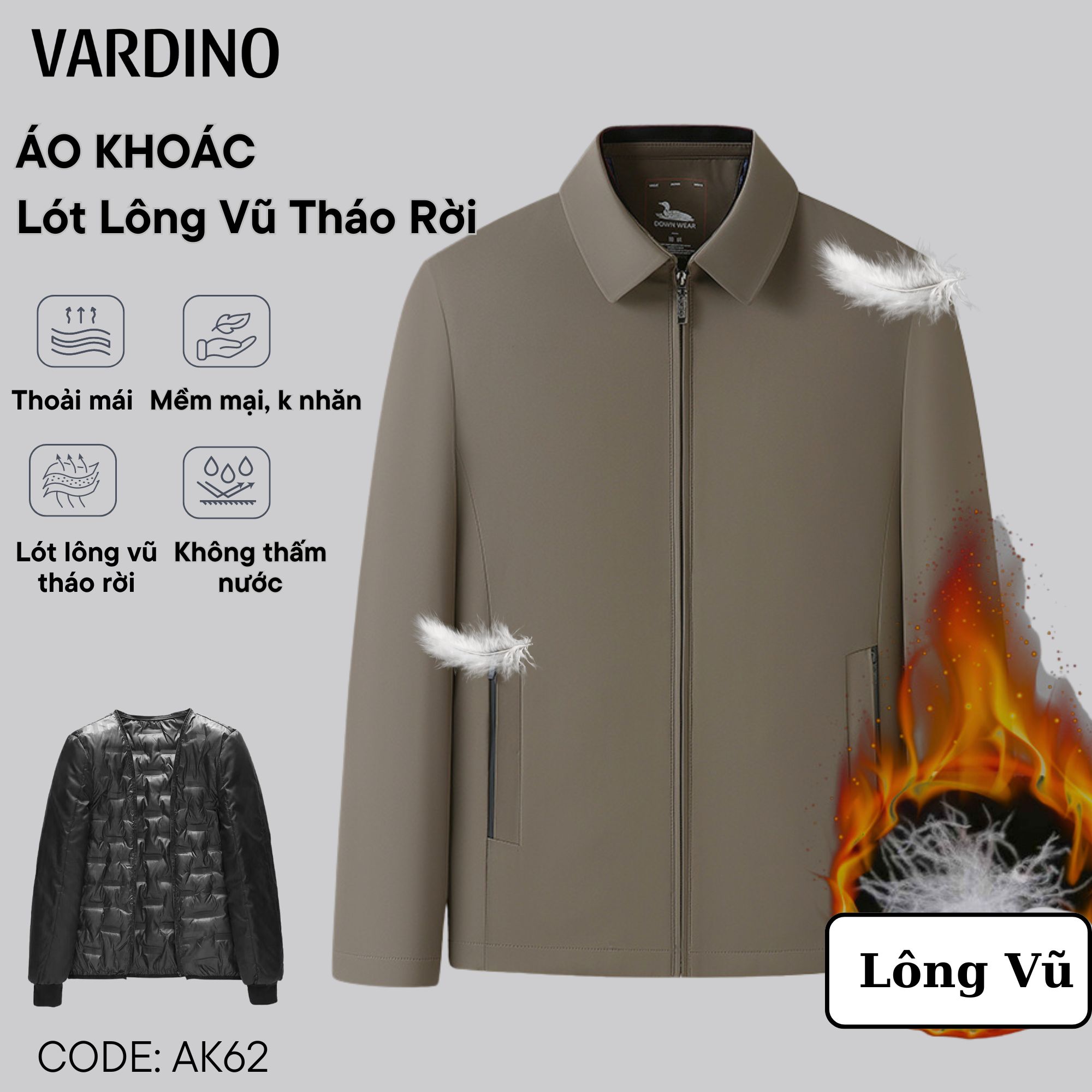 Áo khoác nam Vardino AK62_thumbnail_5