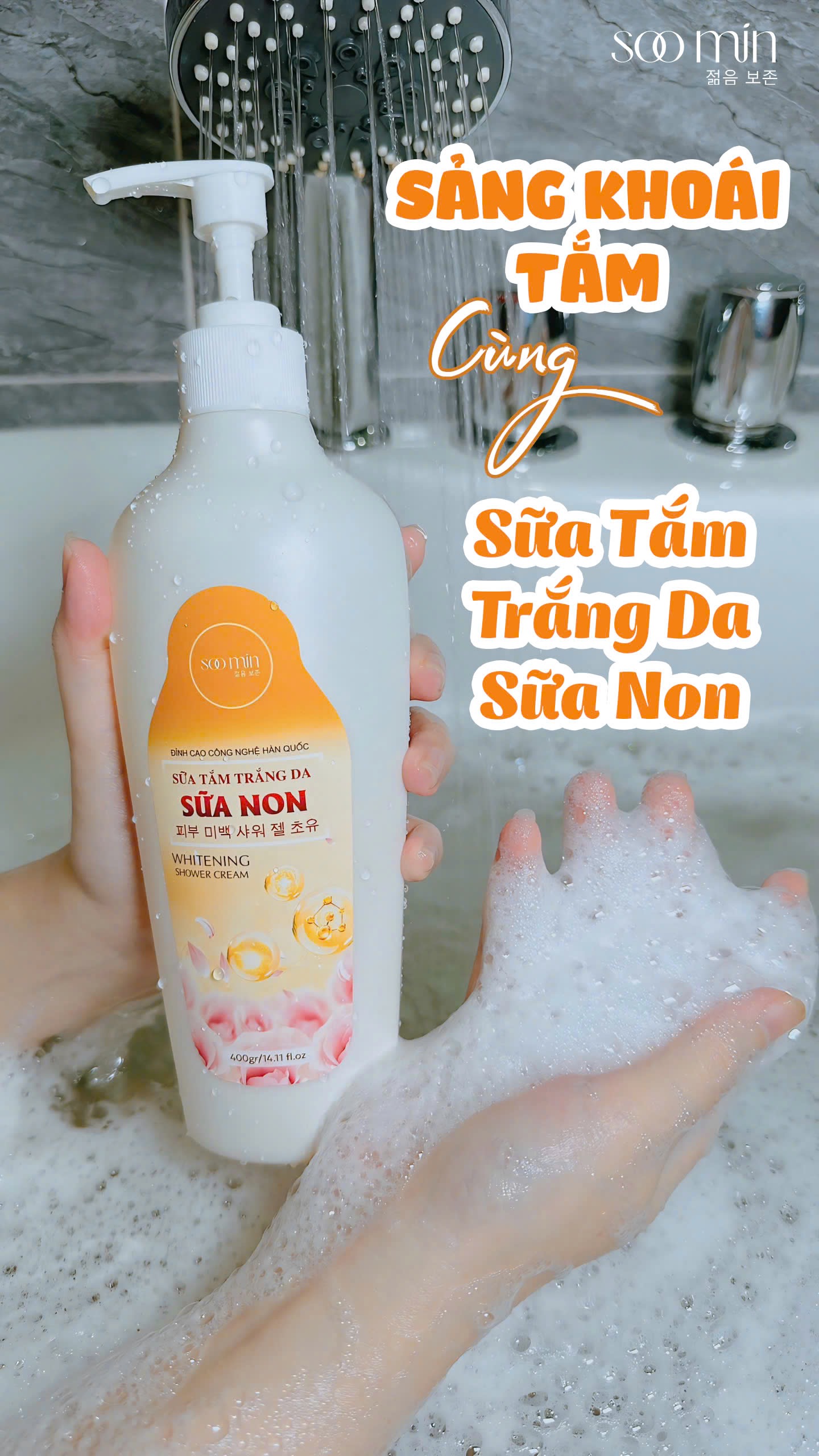 Sữa Tắm Trắng Da Sữa Non SooMin – Dưỡng Da Trắng Mịn, Căng Bóng Tự Nhiên_thumbnail_6