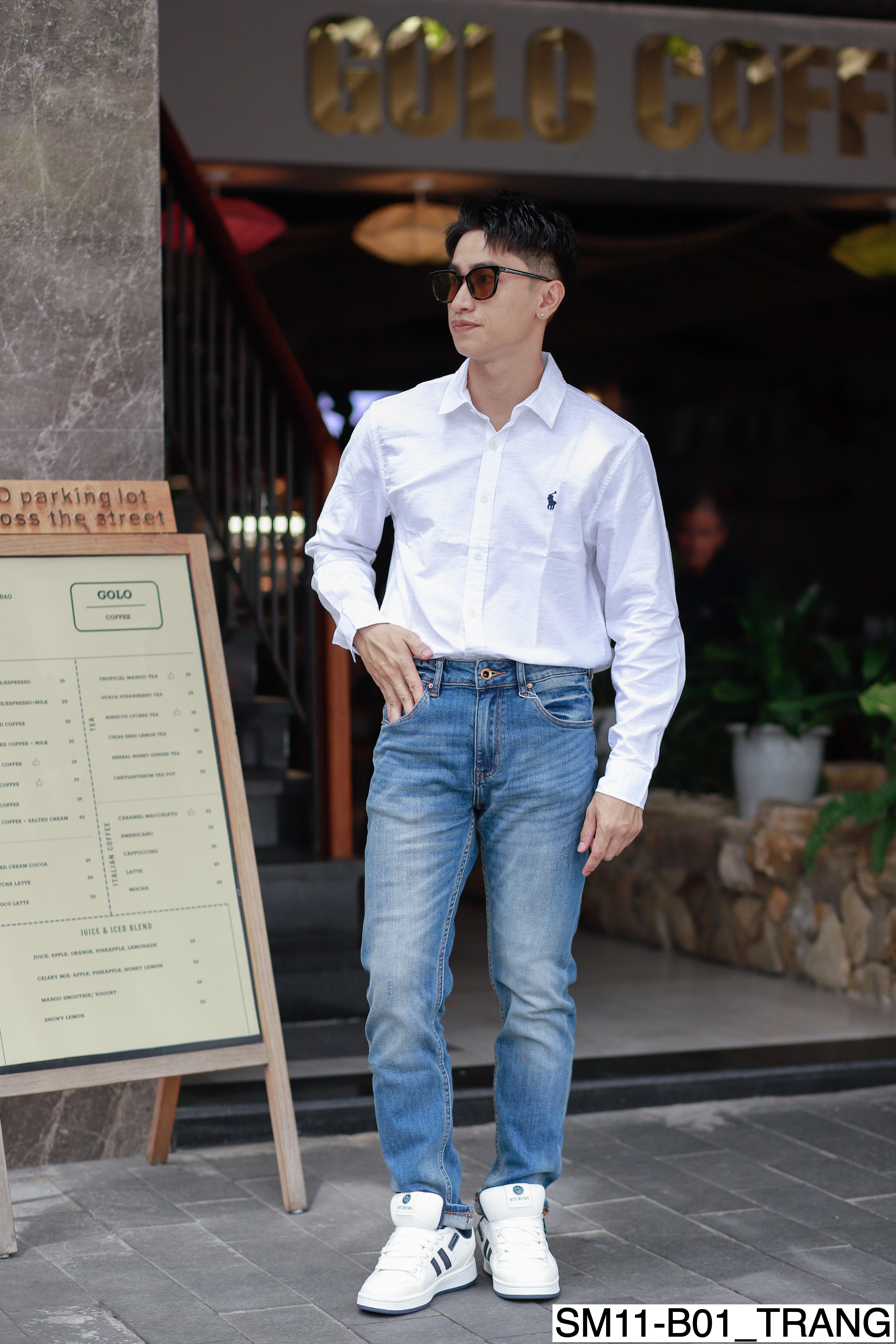 B01 SM11 - Áo sơ mi nam oxford dài tay_thumbnail_2