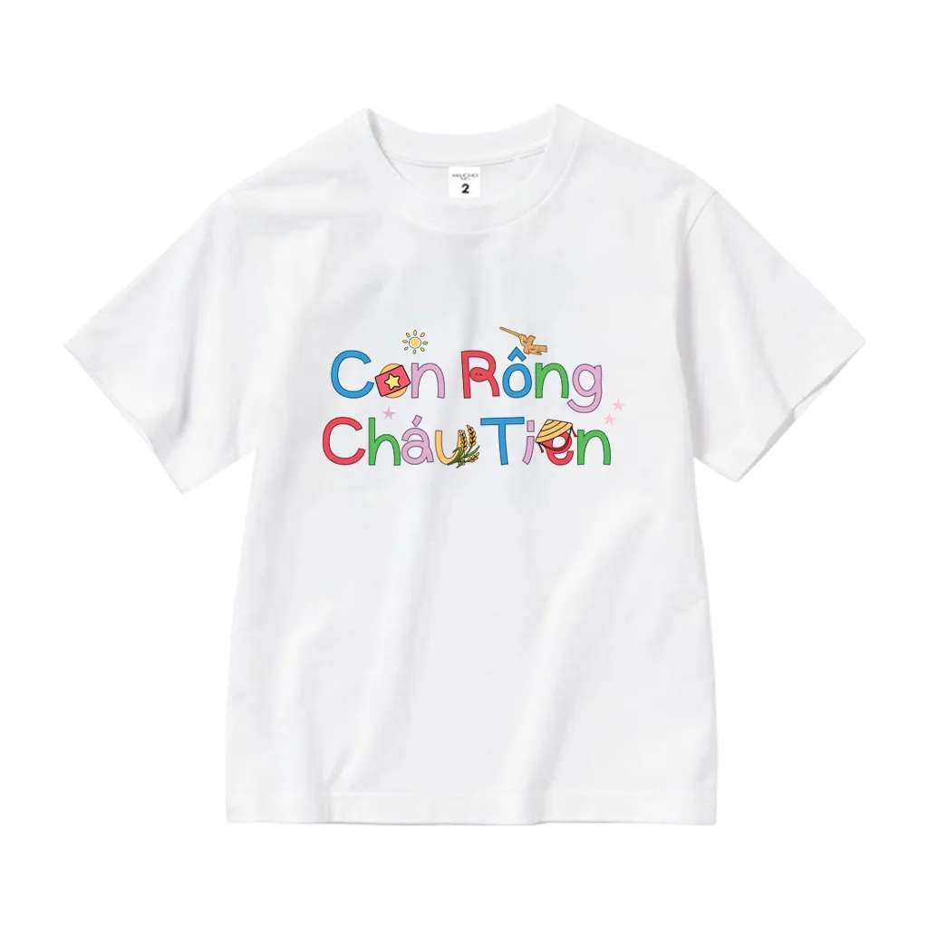 Áo thun kid Việt Nam Con Rồng Cháu Tiên 2507 Miucho Kid vải cotton thoáng mát cổ tròn in mix_thumbnail_0
