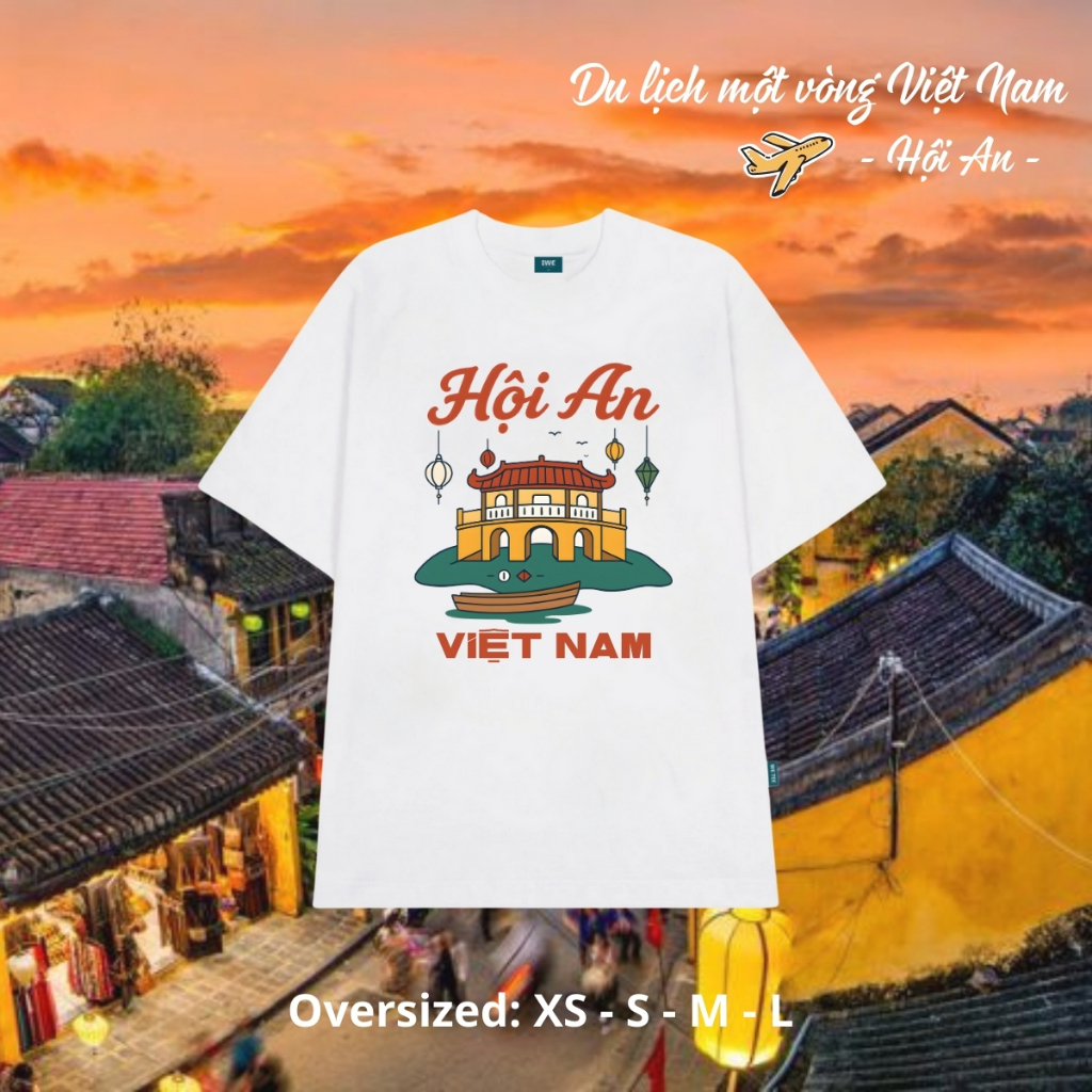 Áo thun du lịch Việt Nam, Huế, Hạ Long... dáng oversize rộng local brand We Tee - T028_thumbnail_5