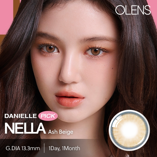 OLENS Official Nella 1Month Ash Beige 2P Contact Lens_thumbnail_5