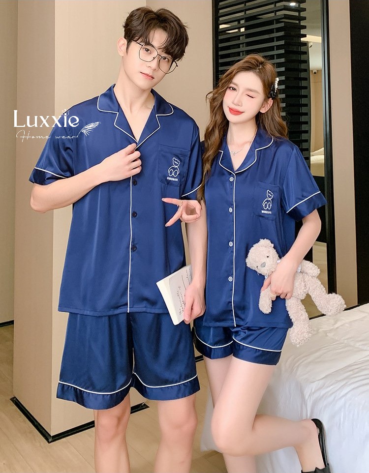 N39C Pijama Lụa túi gấu cộc tay quần đùi_thumbnail_10