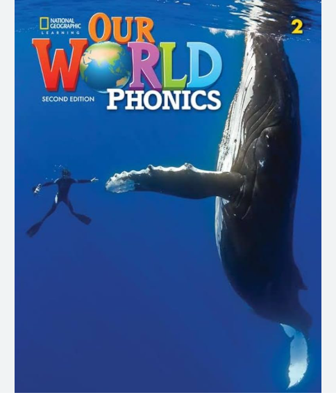 Our World Phonics level 2 sách in laser màu đẹp nét