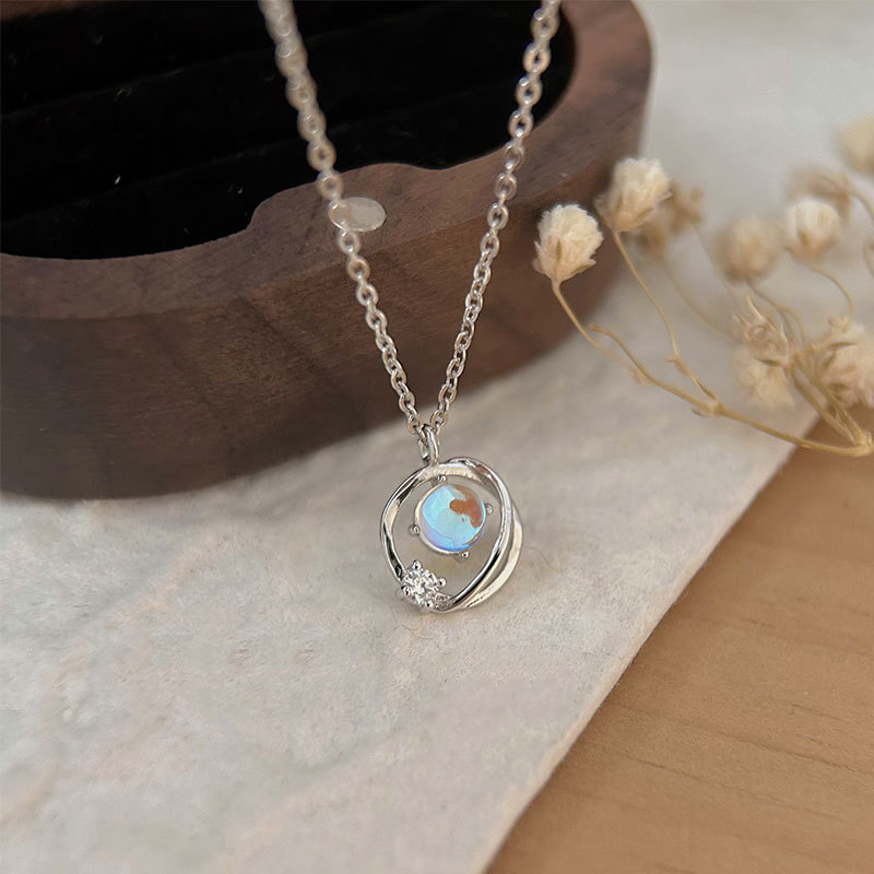 D205 - Dây chuyền địa cầu đá moon mặt trăng_thumbnail_1