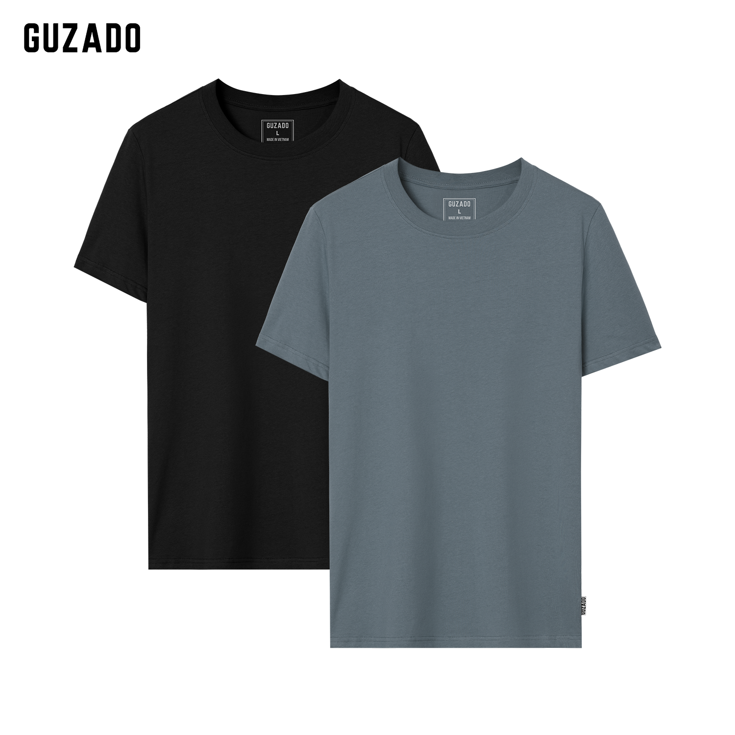 Combo 2 Áo Thun Nam GUZADO Vải Cotton 220gsm CB2GTS05_thumbnail_14
