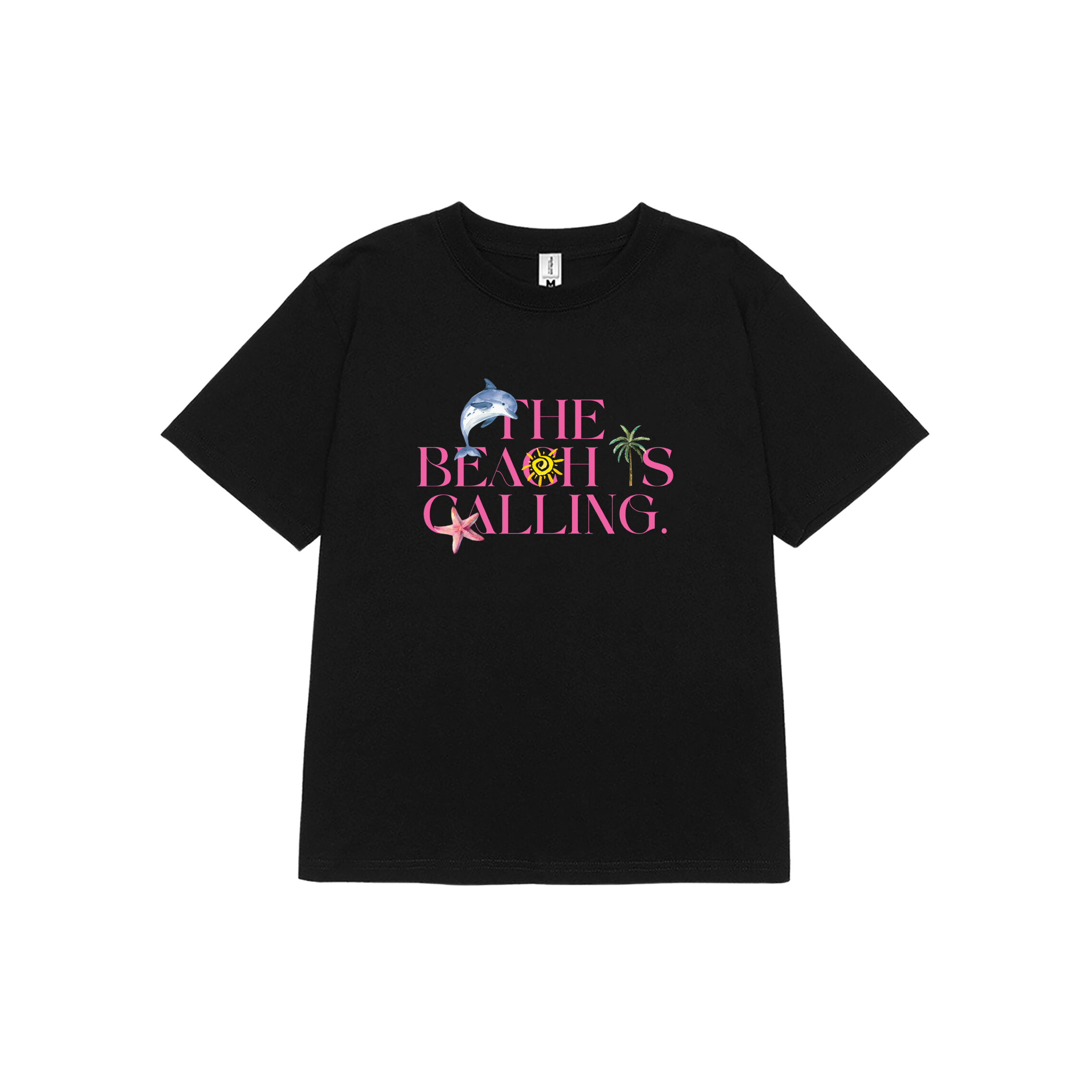 Áo baby tee ôm body hè biển 2156 Miucho cổ tròn vải cotton 4c thoáng mát in mix_thumbnail_0