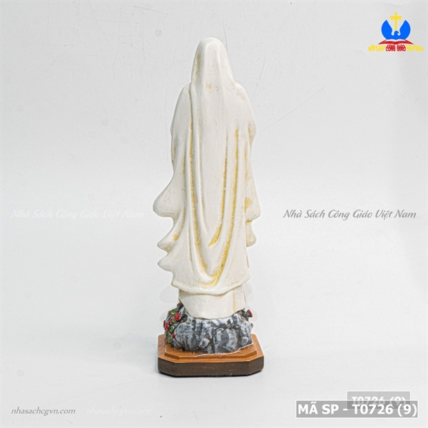 Tượng Đức Mẹ Lộ Đức vẽ tay 15cm Beconi_thumbnail_2