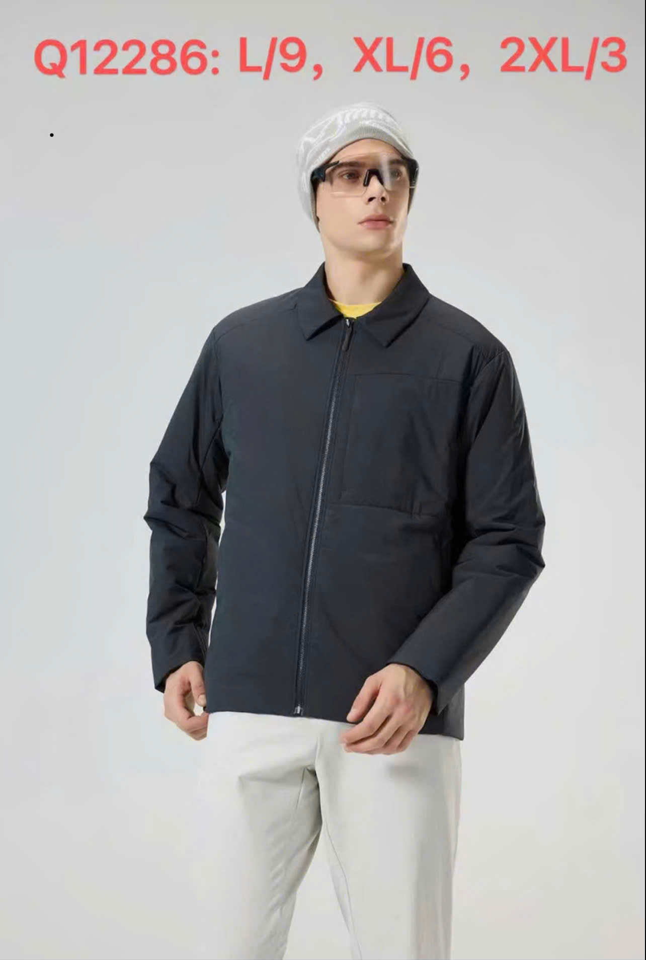 ÁO PHAO MANESTI TRẦN BÔNG HỌA TIẾT Ô VUÔNG TRƯỚC NGỰC_thumbnail_1