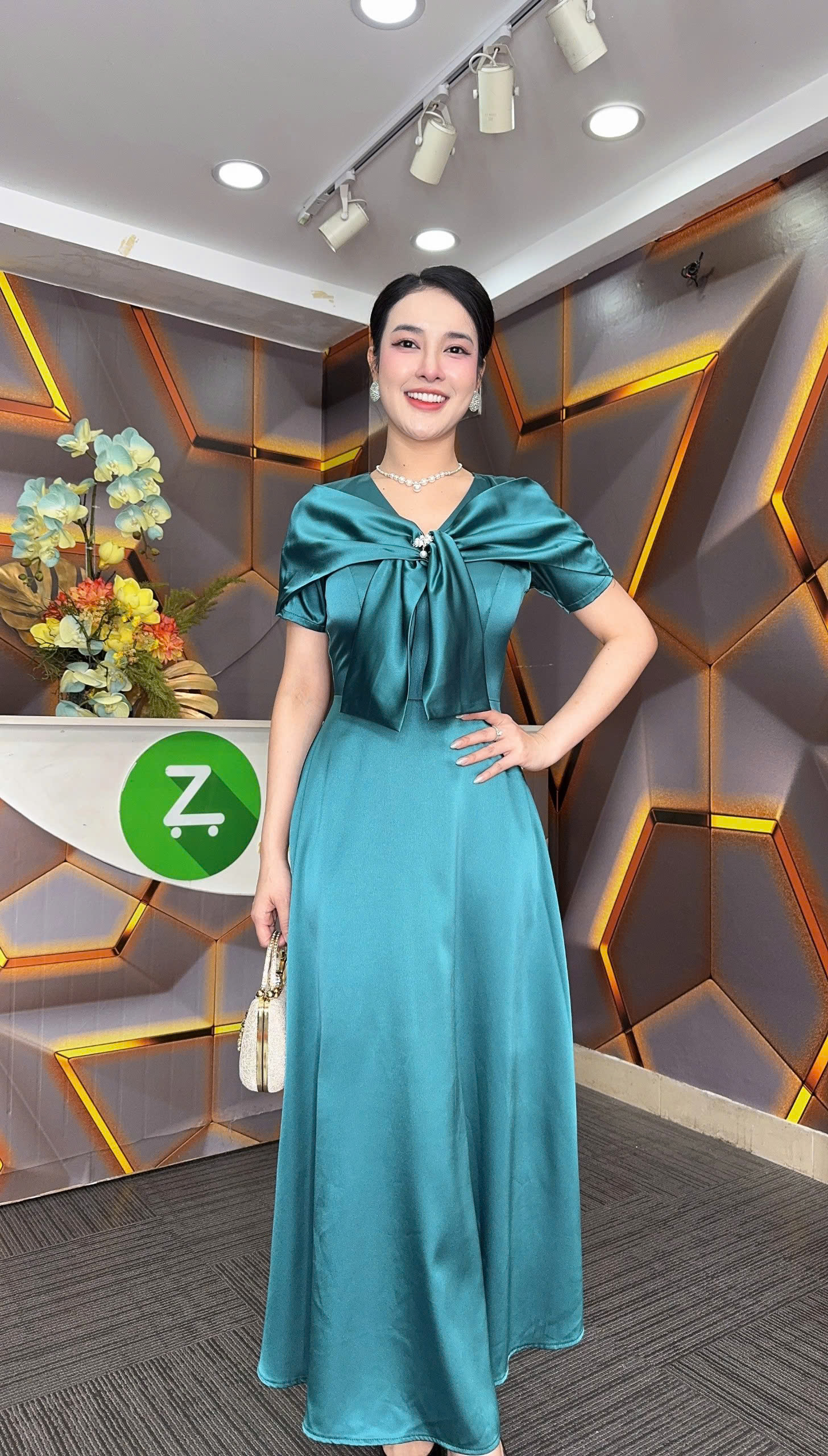 Đầm xòe - Y1909 - Thương hiệu Zonbig_thumbnail_3