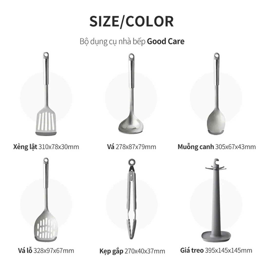 Bộ DỤNG CỤ NHÀ BẾP 6P Good Care Lock&Lock_thumbnail_1
