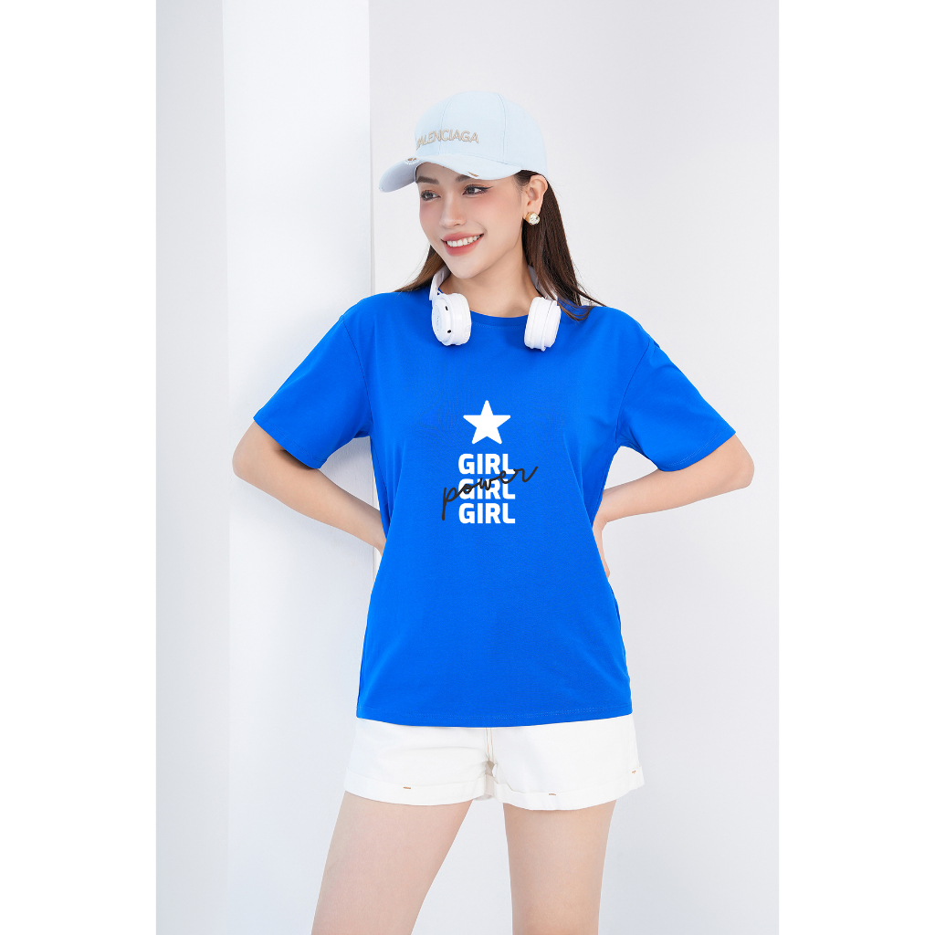 [Form Rộng] Áo thun nữ form rộng in chữ GIRL - Áo phông nữ Loza RT6278_thumbnail_10