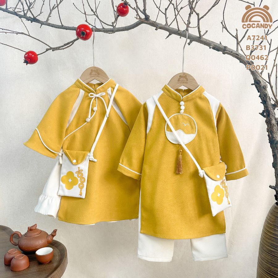 Bộ áo dài VÀNG Chiêu Dao_thumbnail_3