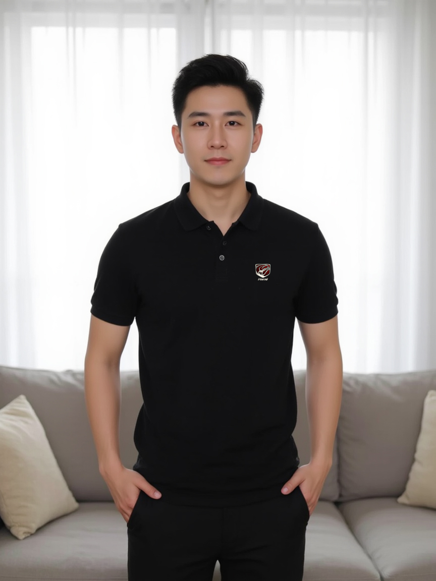 Áo polo nam form vừa 1894 Miucho Iconic vải cá sấu đứng form thoáng mát in basic_thumbnail_3