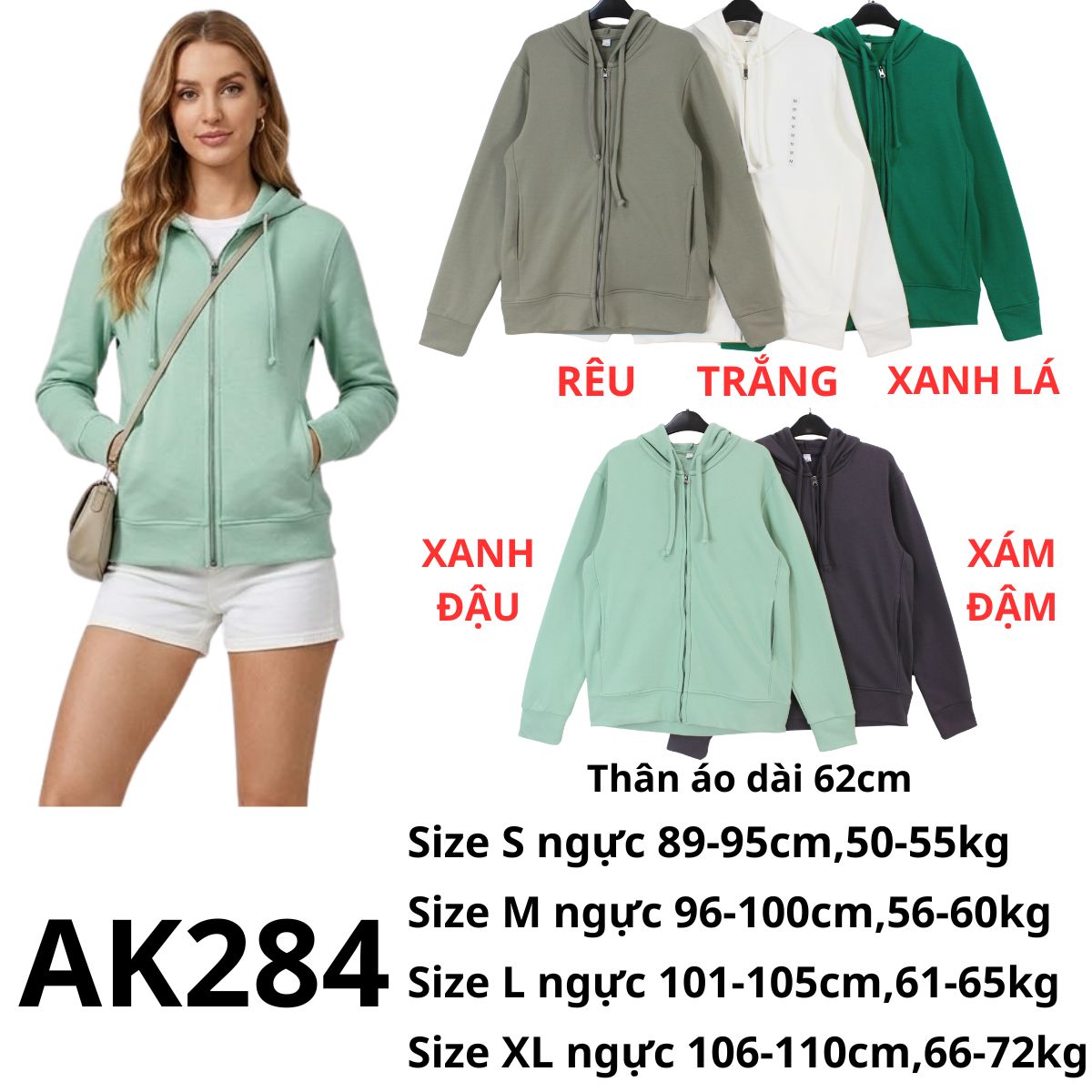 AK284- Áo khoác nữ