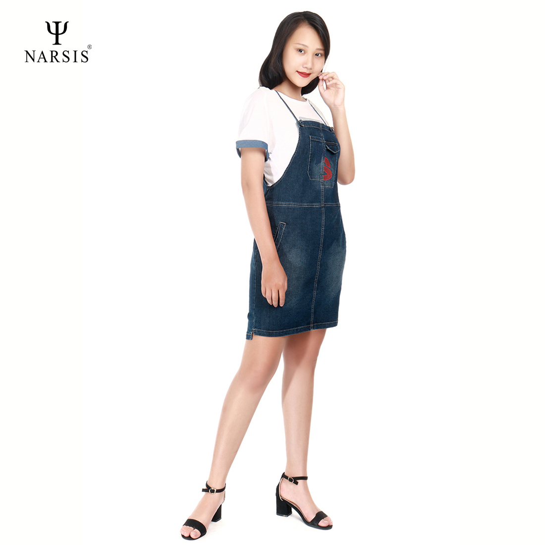 VÁY NỮ B9002 NARSIS CHẤT LIỆU JEAN BỀN BỈ, CÁ TÍNH, TRẺ TRUNG, THỜI TRANG, TRẺ TRUNG, THỜI TRANG_thumbnail_0