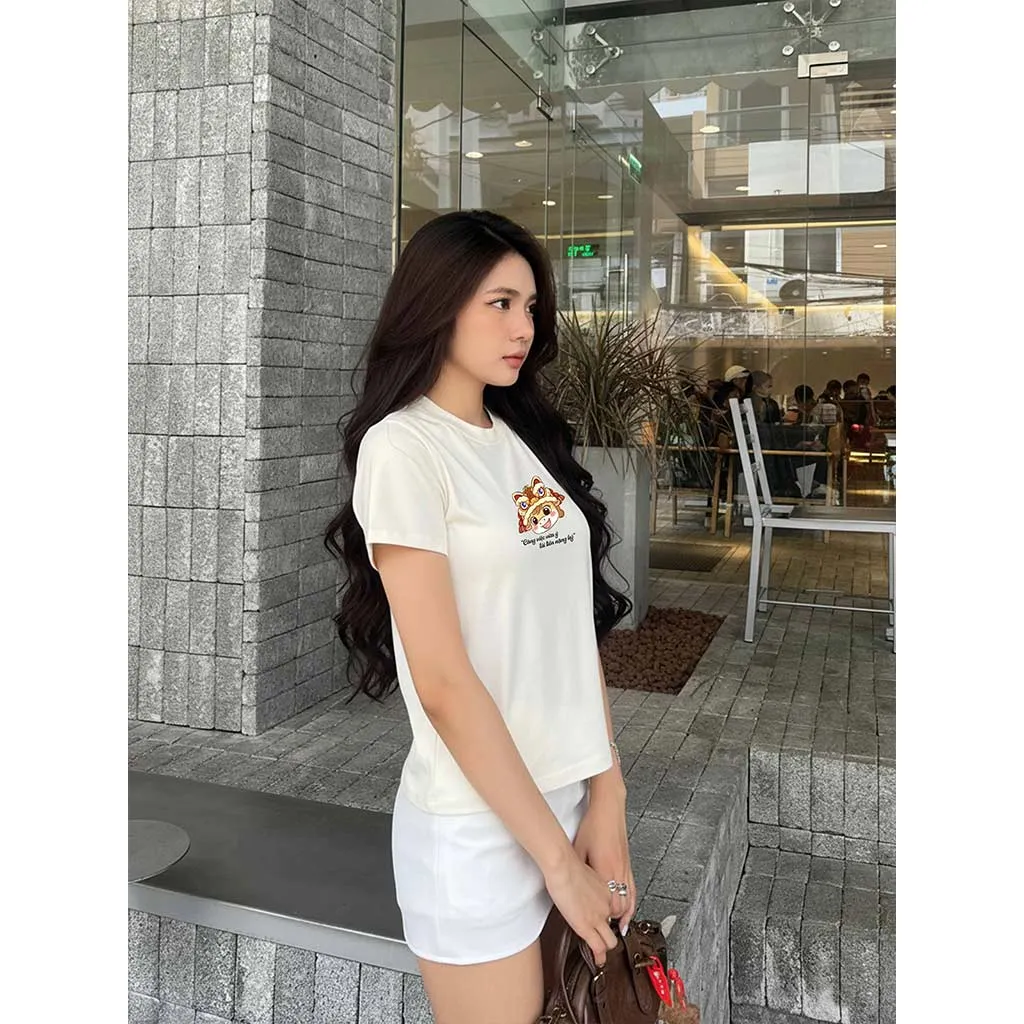 Áo thun baby tee nữ Tết Miucho vải cotton thoáng mát co giãn chuẩn form tôn dáng in mix 2912_thumbnail_4