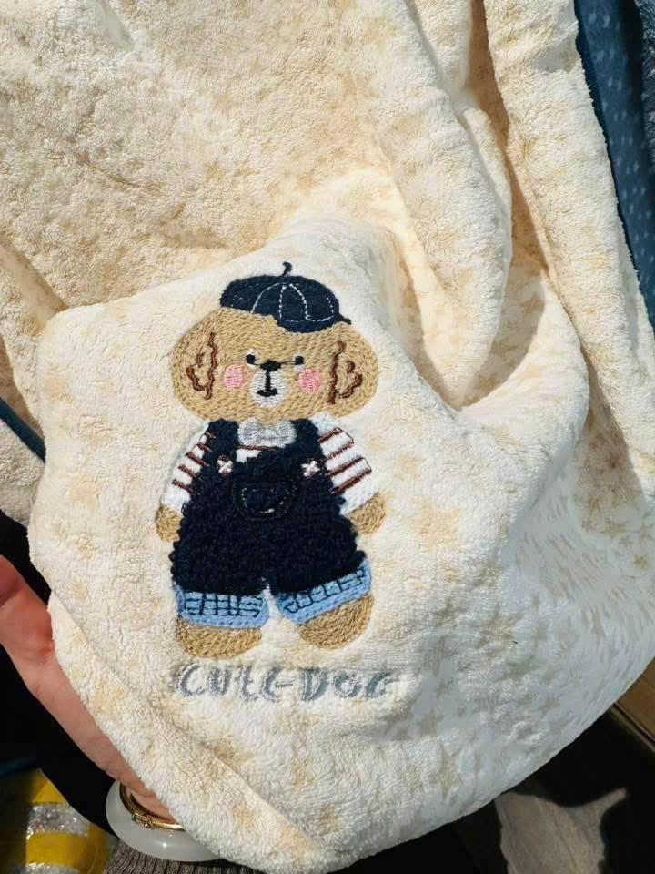 Khăn tắm gấu cute - Sz 70*140cm_thumbnail_1