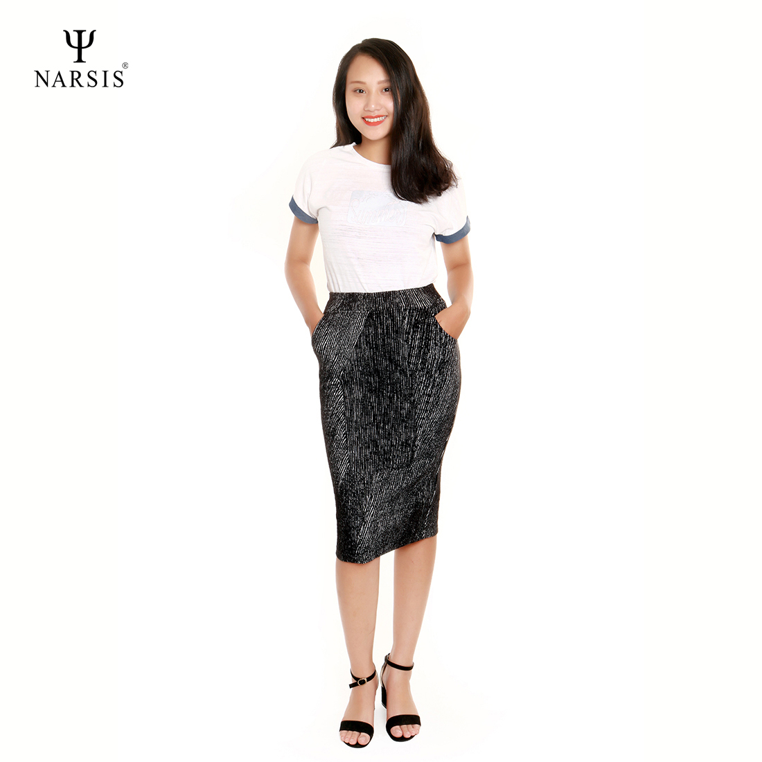 VÁY NỮ B8017 NARSIS CHẤT LIỆU JEAN BỀN BỈ, CÁ TÍNH, TRẺ TRUNG, THỜI TRANG, TRẺ TRUNG, THỜI TRANG_thumbnail_2