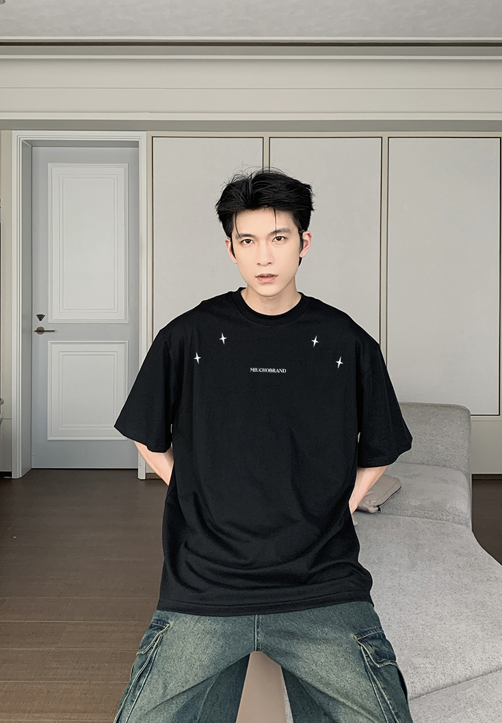 Áo thun nam form rộng local brand ATD1460 Miucho Man vải cotton thoáng mát cổ tròn in artword_thumbnail_7