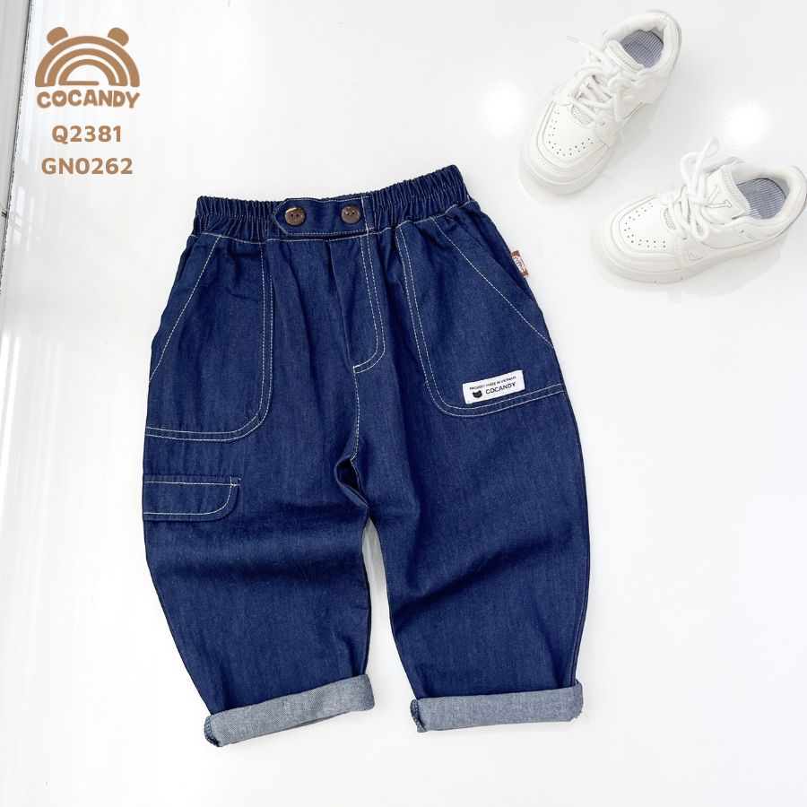 Quần dài jean XANH ĐẬM cạp 2 cúc_thumbnail_2