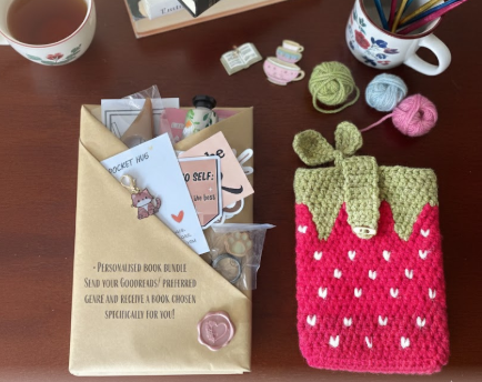 Mystery Book + Berryloom Pouch (Fits Kindle, Books & Tablet)- US