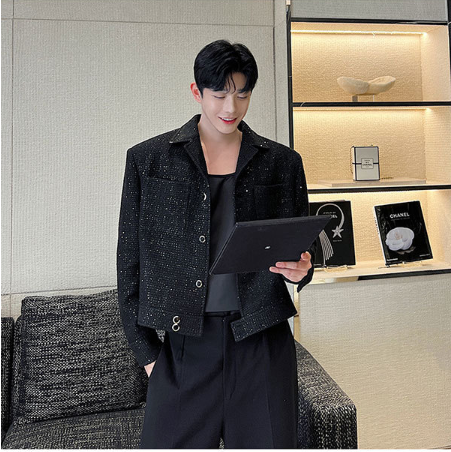 Áo Khoác Tweed Lịch Lãm Dành Cho Nam