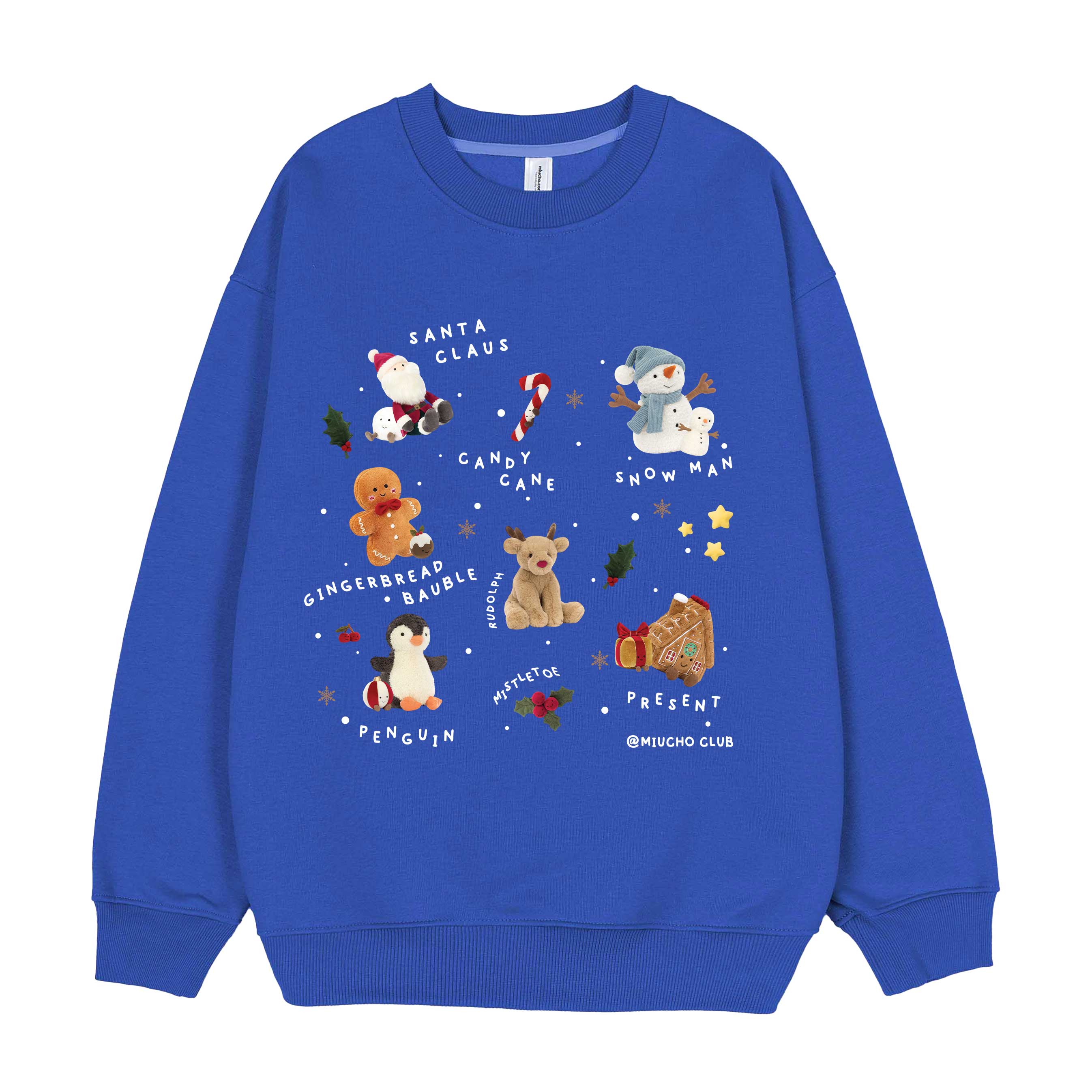 Áo sweater nam nữ giáng sinh noel form rộng vải nỉ chân cua STD1719 Miucho in mix_thumbnail_12